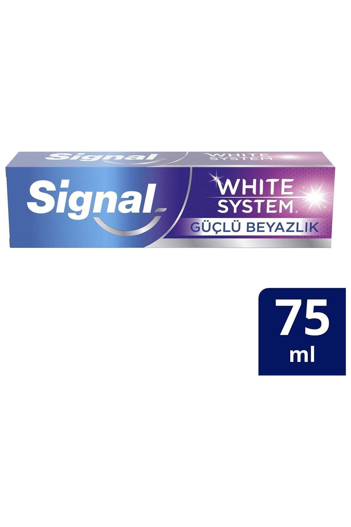 Signal 75 Ml Di Macunu White System G l Beyazl k Fiyat Yorumlar 