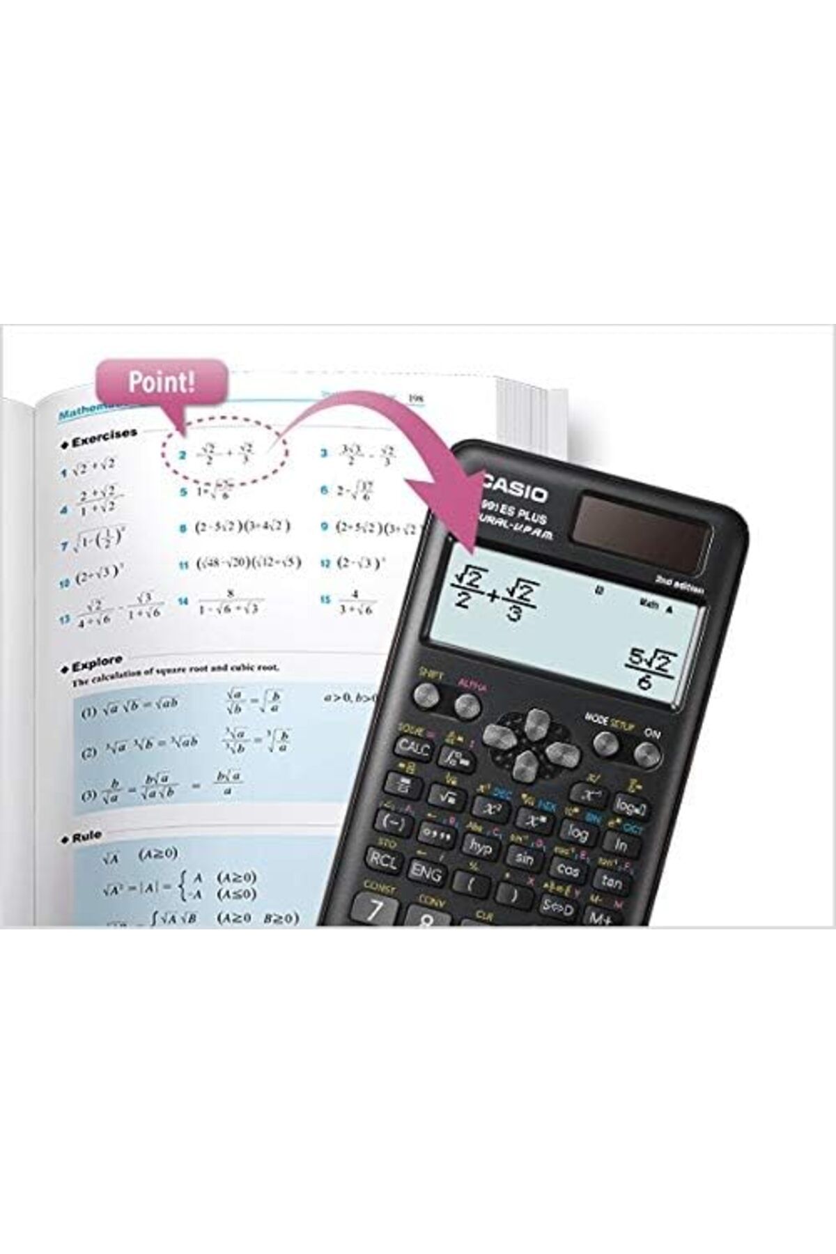 Casio-Casio FX-85ESPLUS 2nd Edition | Technical and Scientific Calculator 4