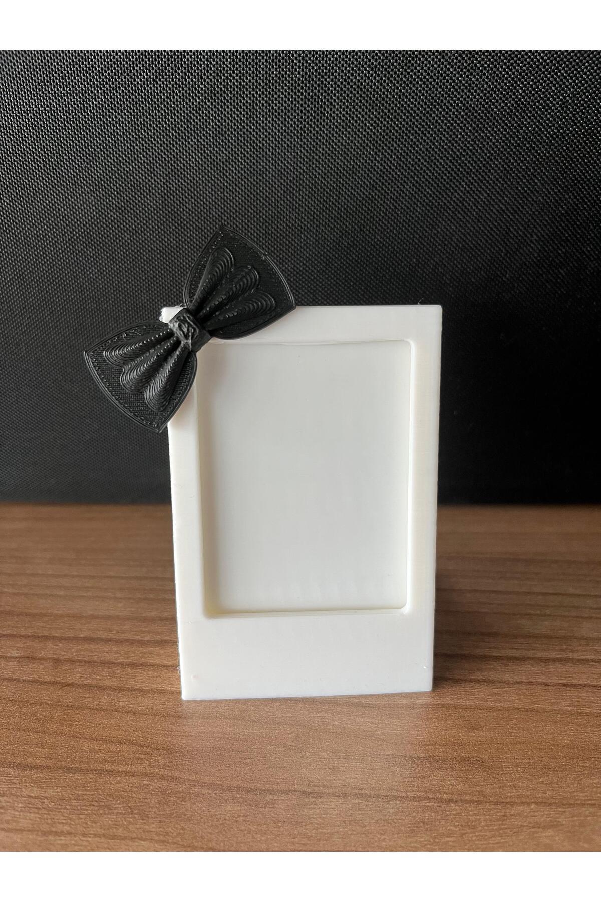 Root Made İnstax Fotoğraf Çerçevesi Papyon Detaylı Minimalist Dekoratif Çerçeve Bebek Çerçeve fotoğrafı 3 (önizleme)