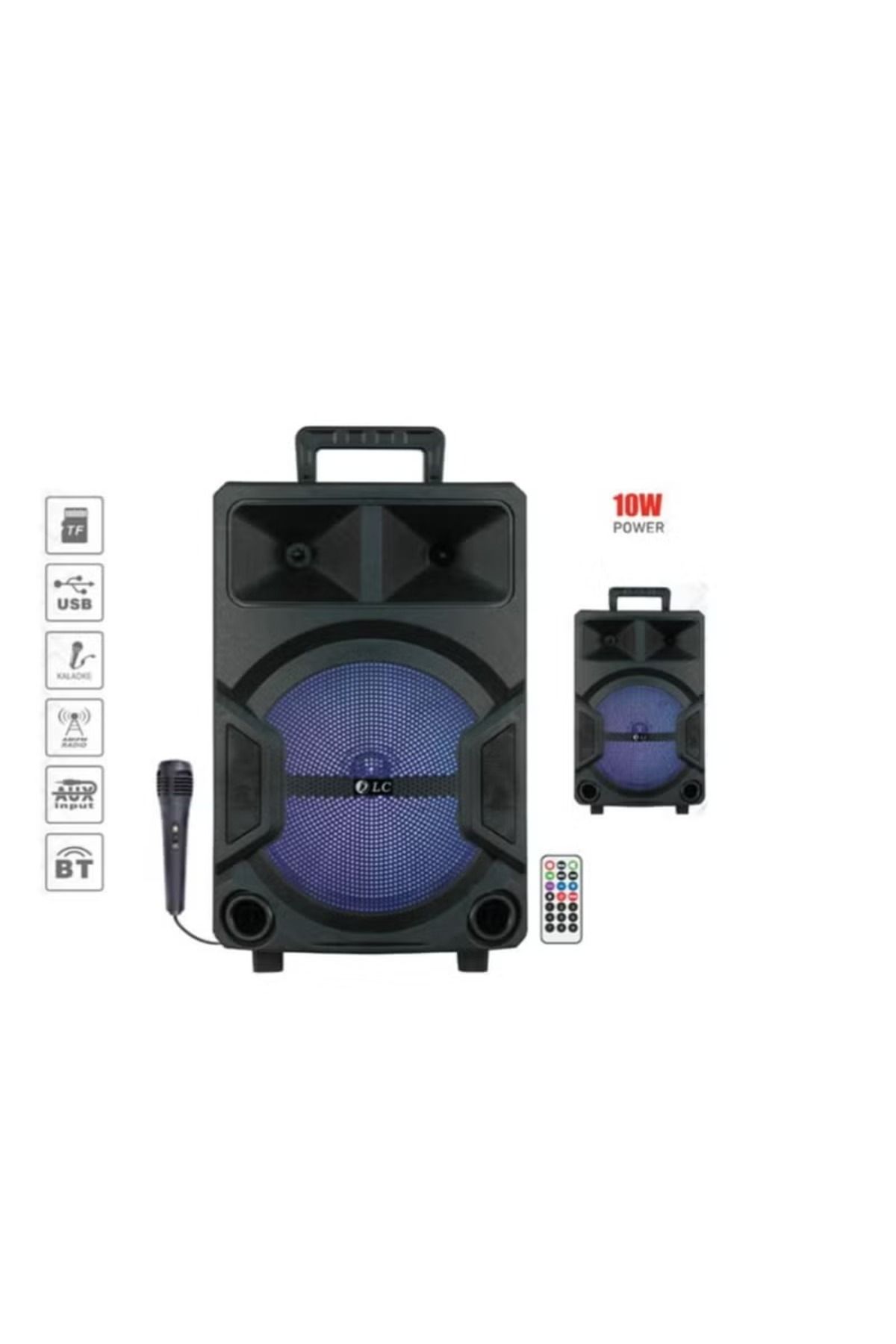 DLC-Attractive Light-Up Speaker with Microphone and Remote 2