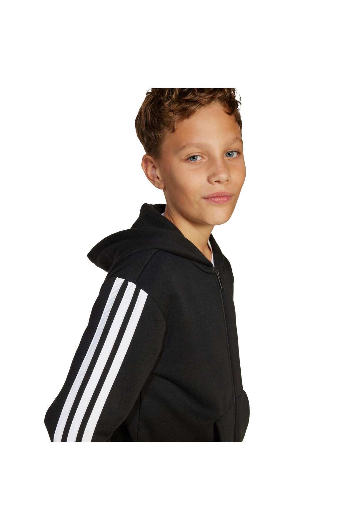 سویشرت پسرانه مشکی adidas | JD6494 اورجینال - تصویر 6