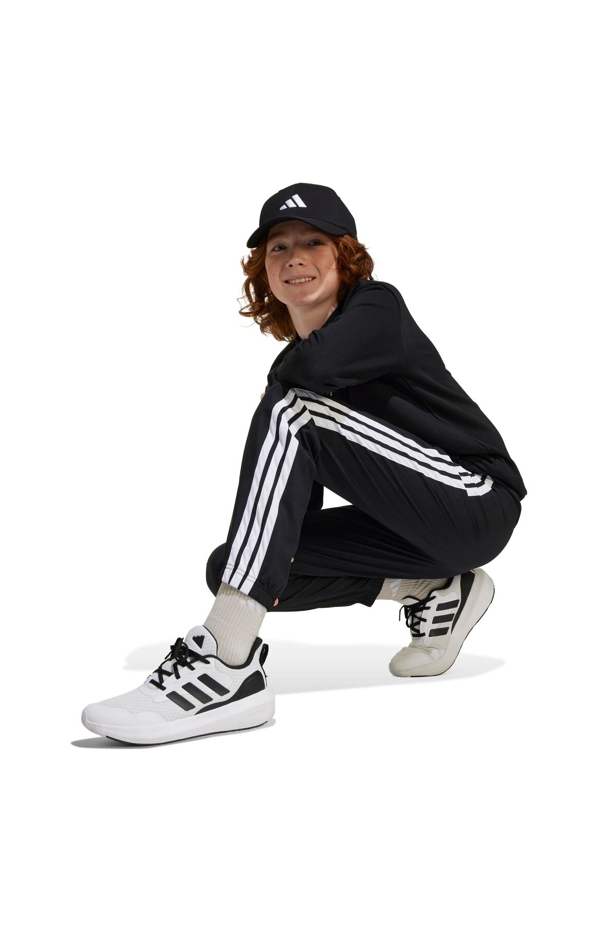 شلوار گرمکن پسرانه مشکی آدیداسadidas | JD6500 اورجینال - تصویر 6