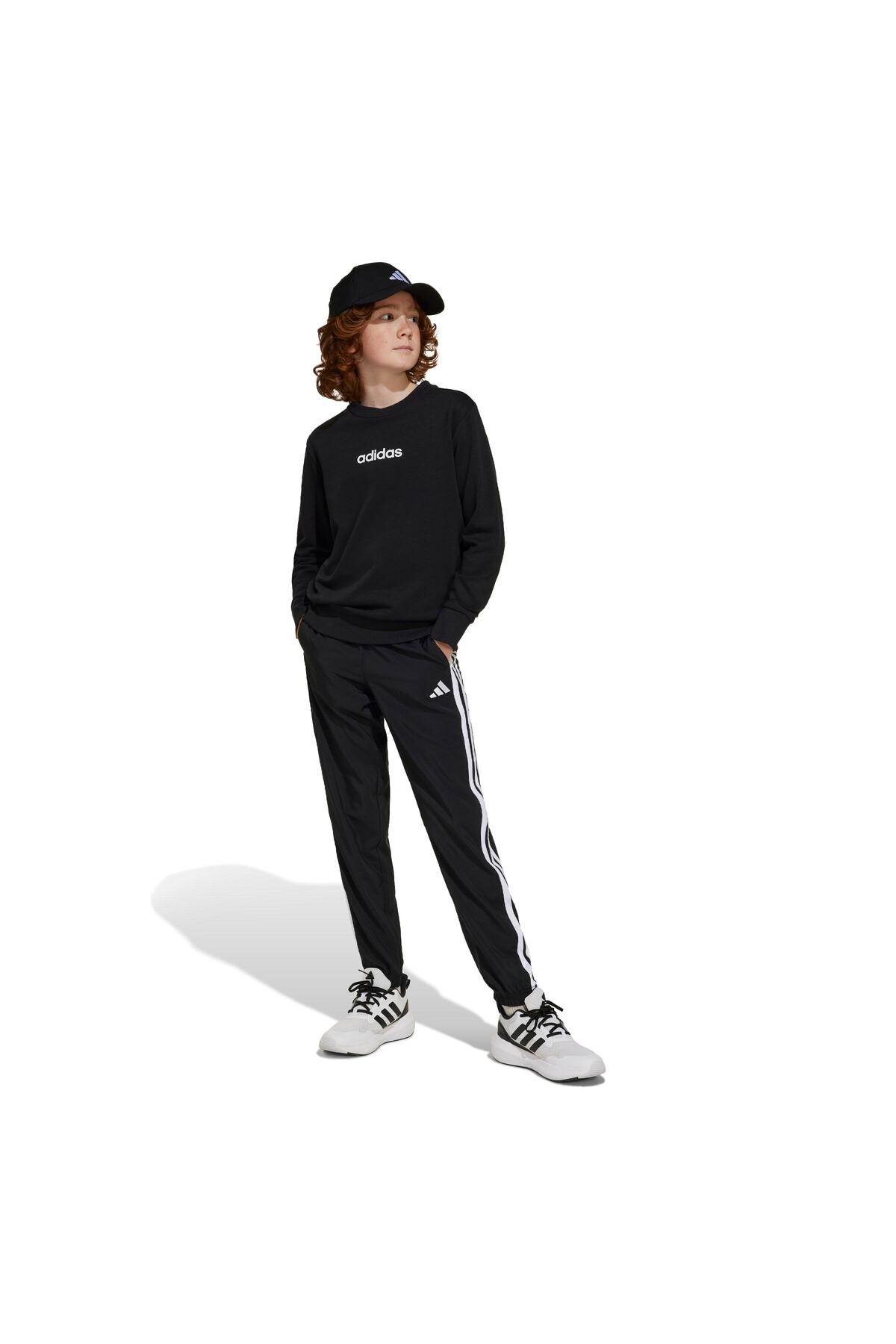 شلوار گرمکن پسرانه مشکی آدیداسadidas | JD6500 اورجینال - تصویر 5