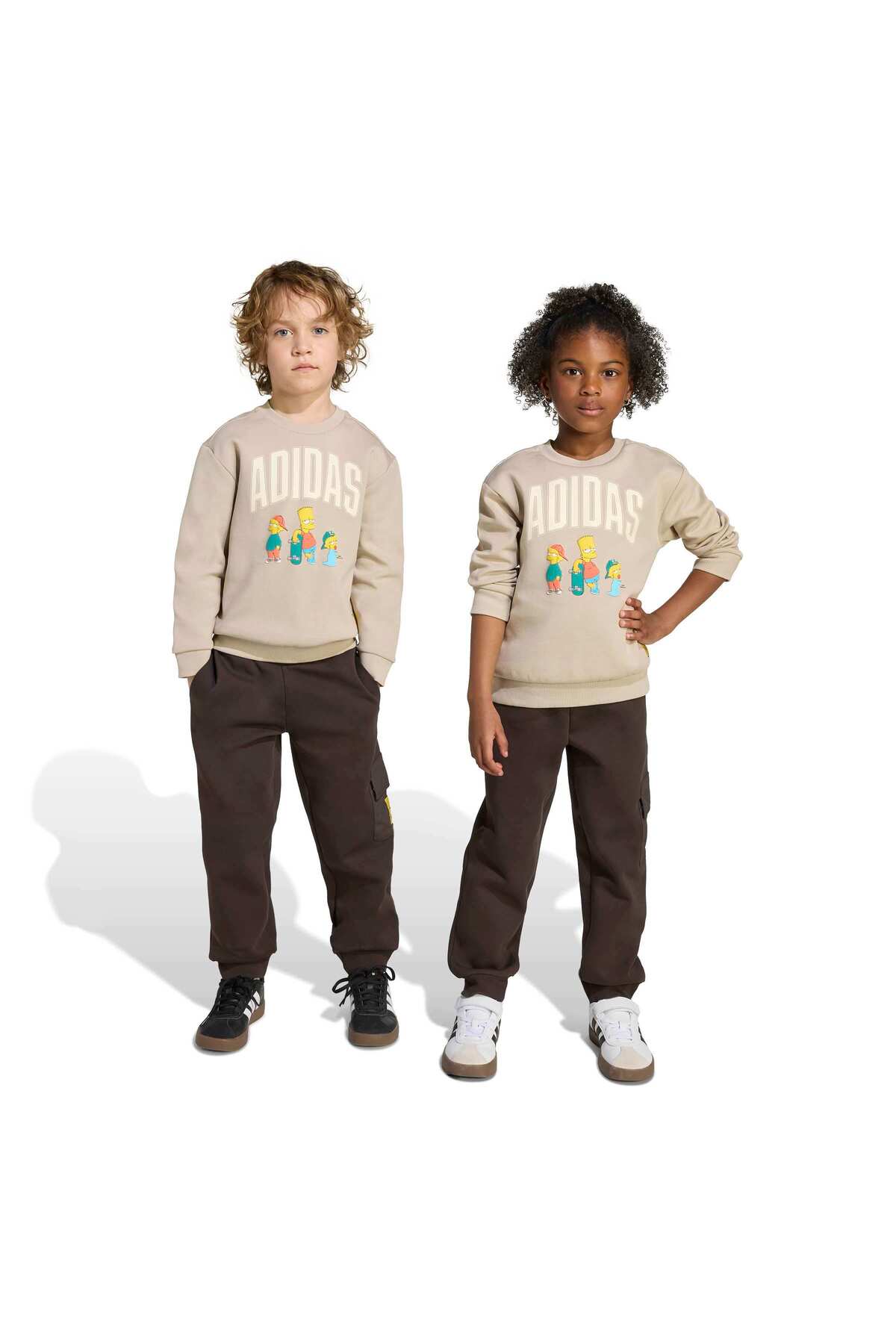 شلوار گرمکن پسرانه بژ آدیداسadidas | JL9197 اورجینال - تصویر 4