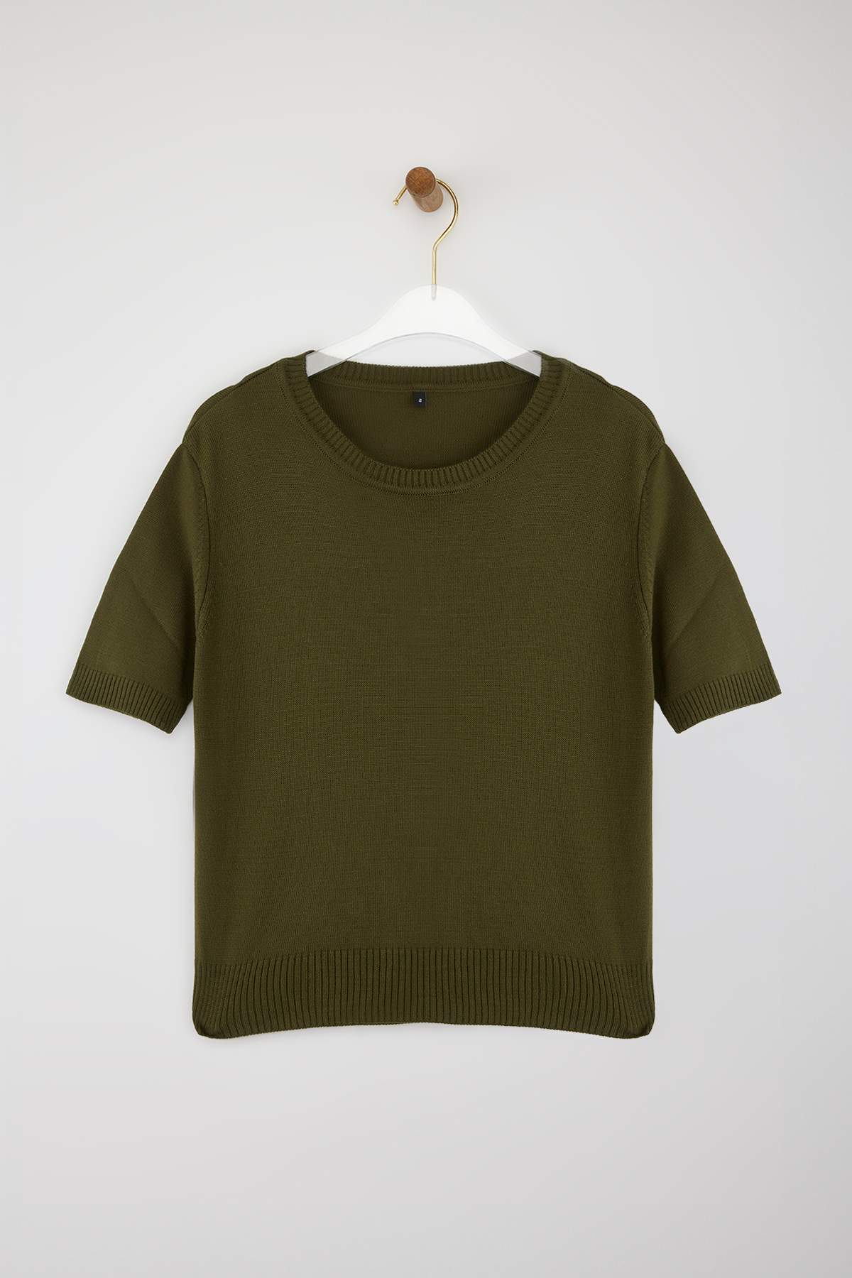 Trendyolmilla  Haki Basic Hırka-Bluz Triko Hırka TWOAW25HI00216 - Görsel 9