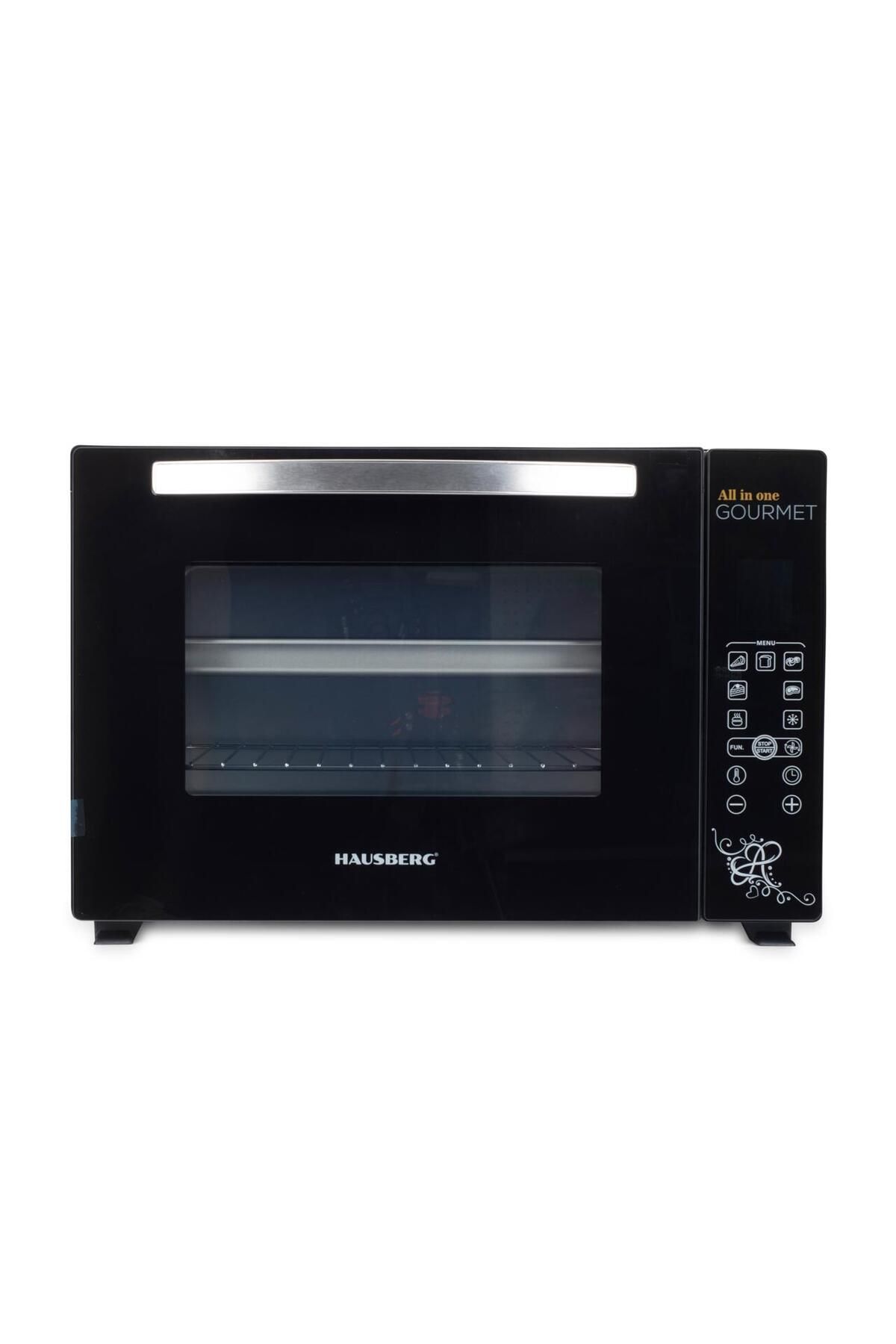Hausberg-Cuptor electric HB-9265, 2000W, 230 grade, Capacitate 65L, Ventilator Turbo, Termostat, Negru 7