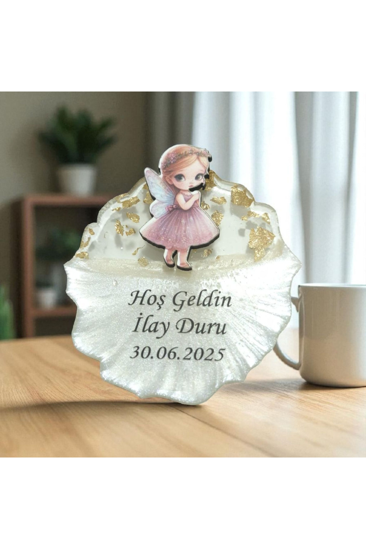 TREND Epoksi Magneti 20 Adet Peri kızı; bebek mevlütü, Düğün Kuran Hatırası fotoğrafı 2 (önizleme)