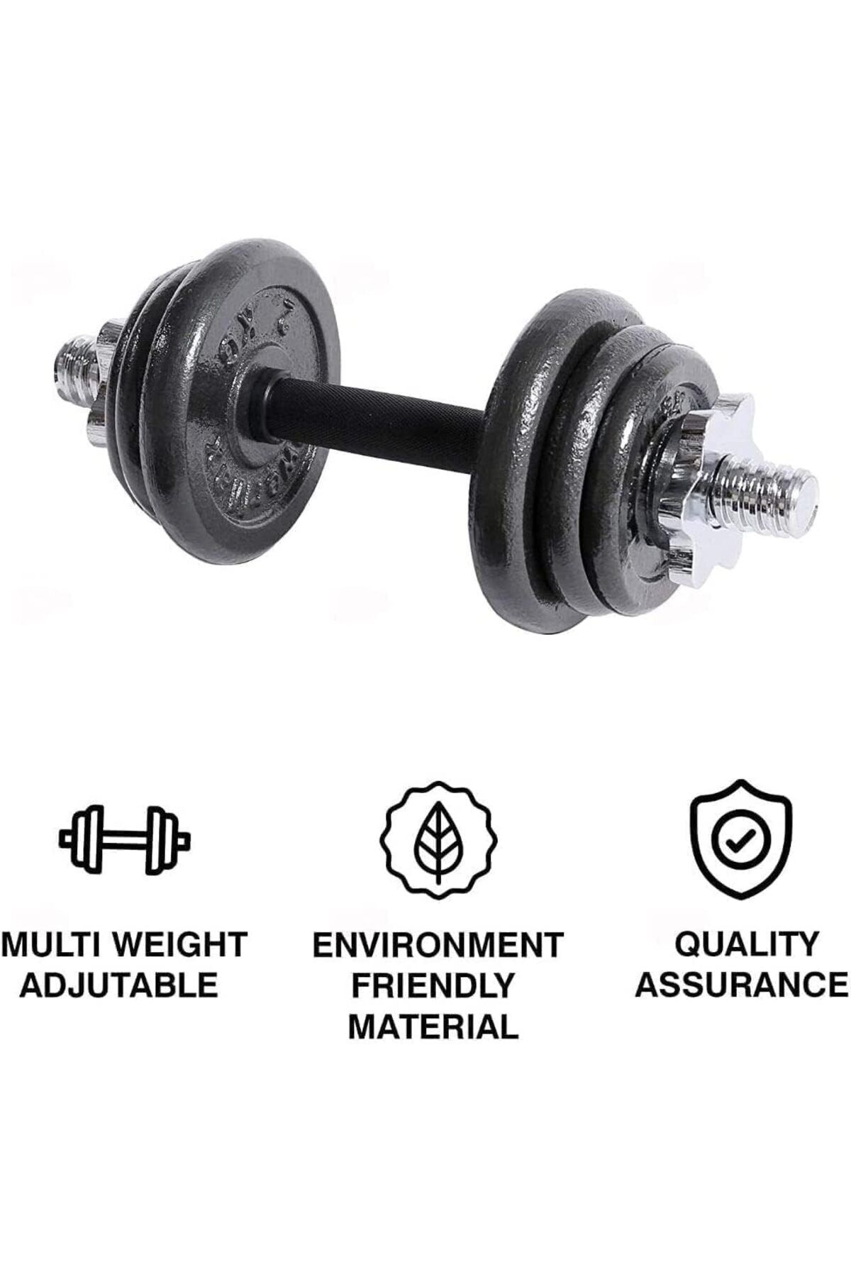 Delta Power-DeltaPower Cast Iron Adjustable Dumbbell Set Hand Weight 30KG 2