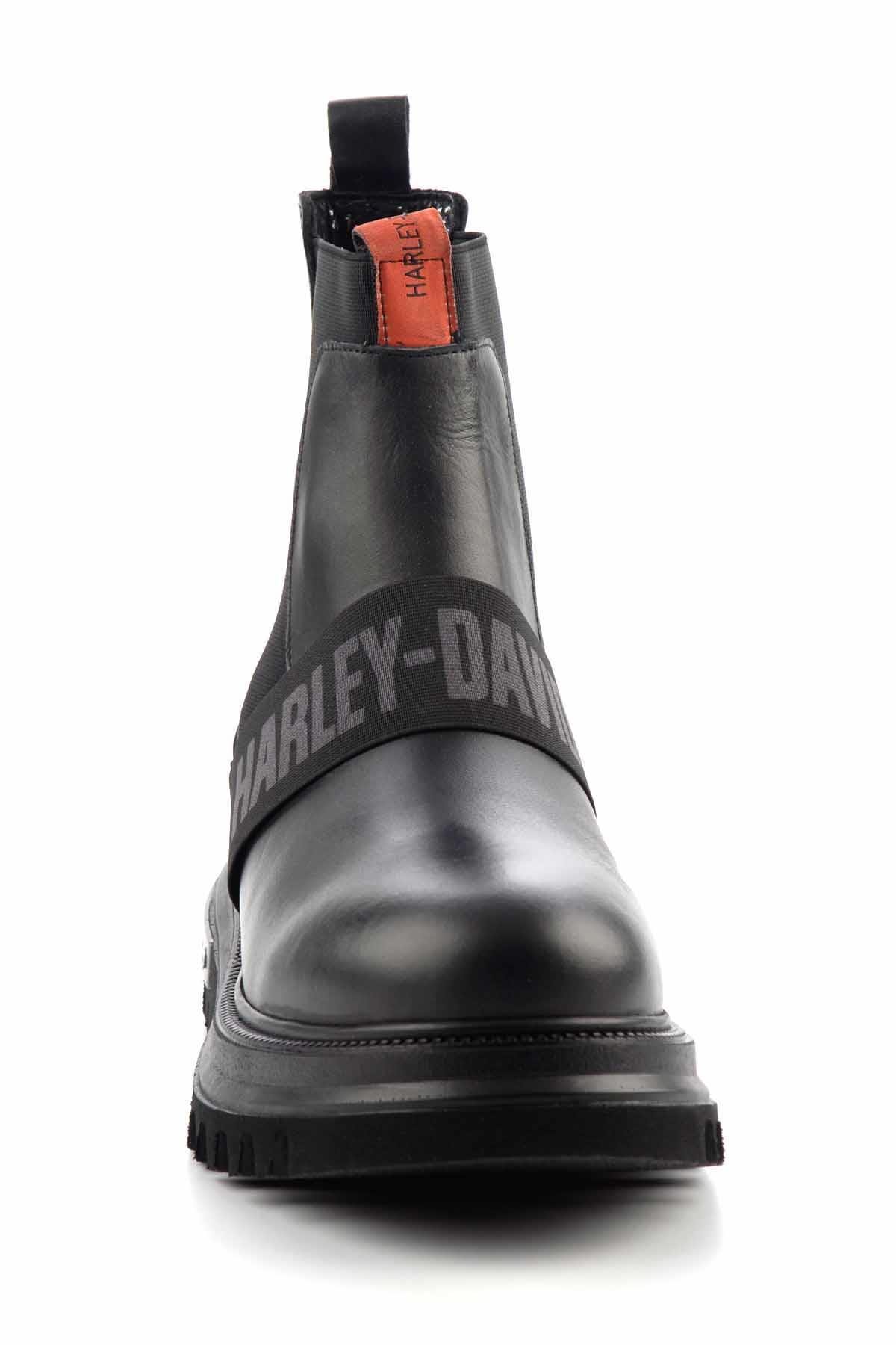 Harley Davidson 021M100557 POLPERRO NEFUD UNISEX BOT BLACK // DERİ görsel 4