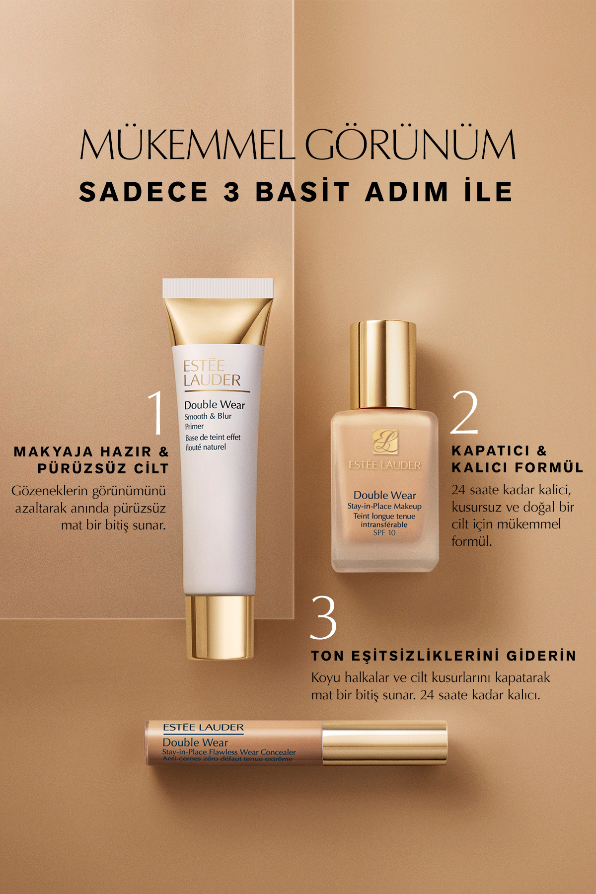Double Wear Smooth & Blur Primer / Makyaj Bazı - 15ml Seyahat Boy — رنگارنگ 127174 — تصویر 4 از 5