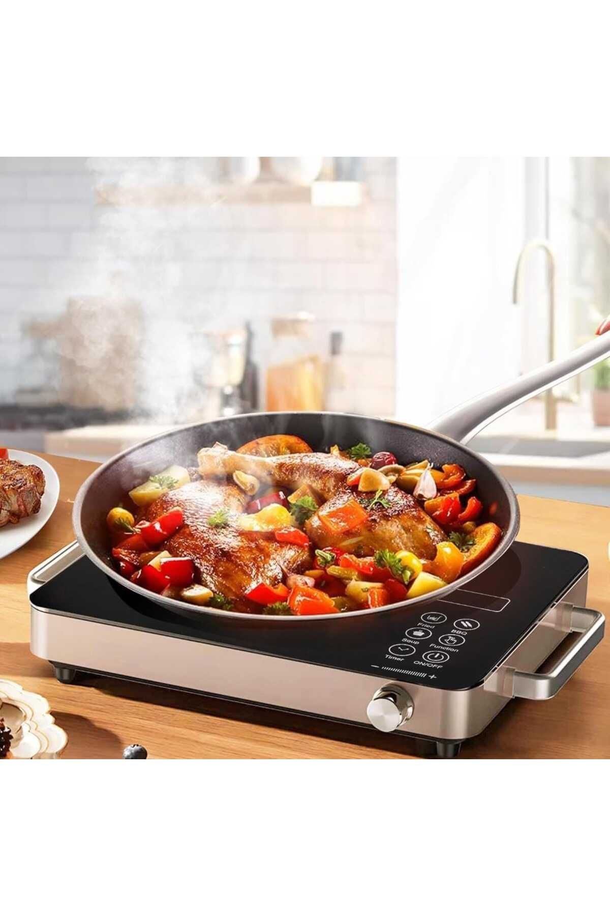 Generic-Digital Infrared Cooker – Single Burner Hob, Temp Control, Timer, Multi-function Cooking Plate 2