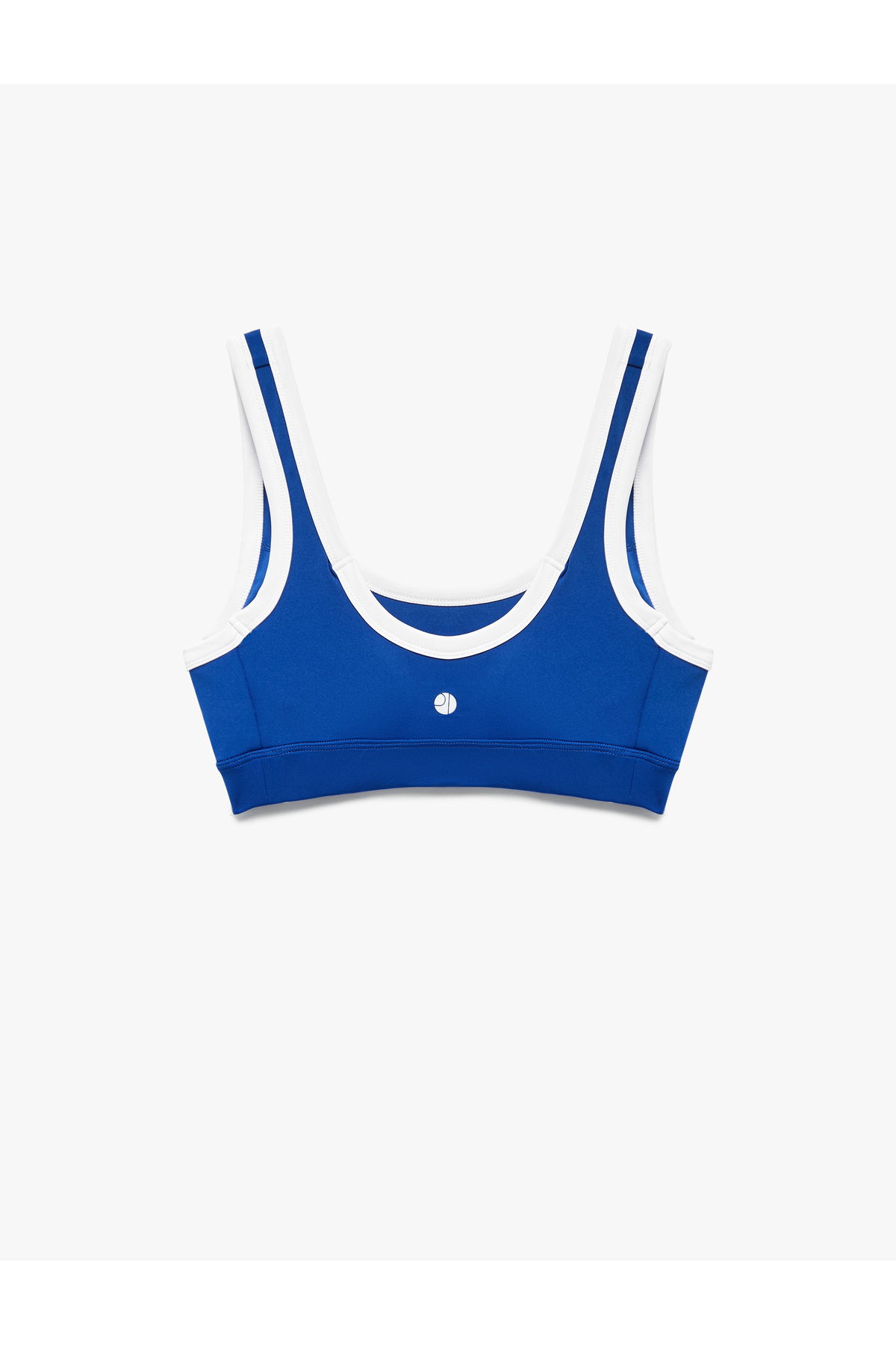 Koton U Yaka Kaplı Renk Kontrastlı Slim Fit Sporcu Sütyeni görsel 4