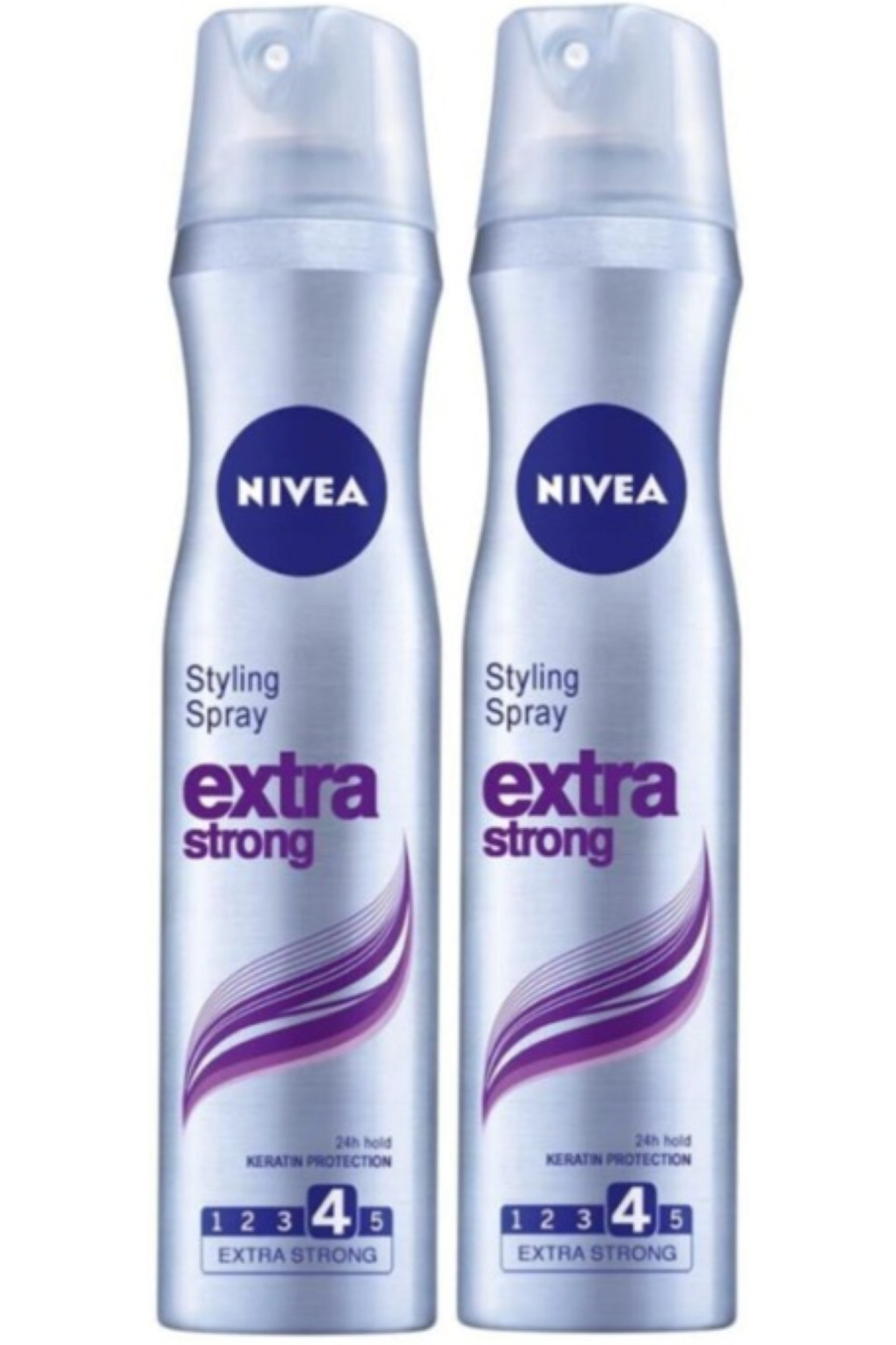 NIVEA Saç Spreyi Extra güçlü 4 Numara 250 ml 2 Adet — 4 güçlü