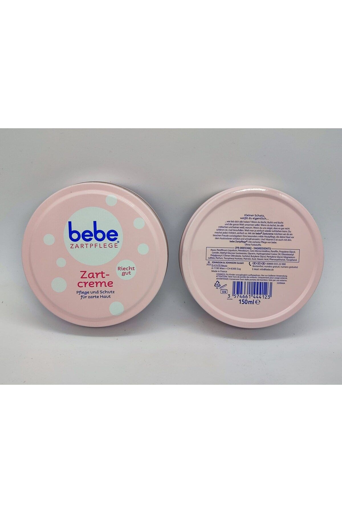 Bebe Zartpflege-Sensitive Baby Care Rash Cream 150 ml (TIN BOX) 2
