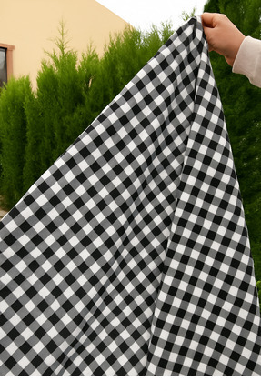 AfgTech Piti Kareli Sofra Bezi, Piknik Örtüsü, Çok Amaçlı Örtü