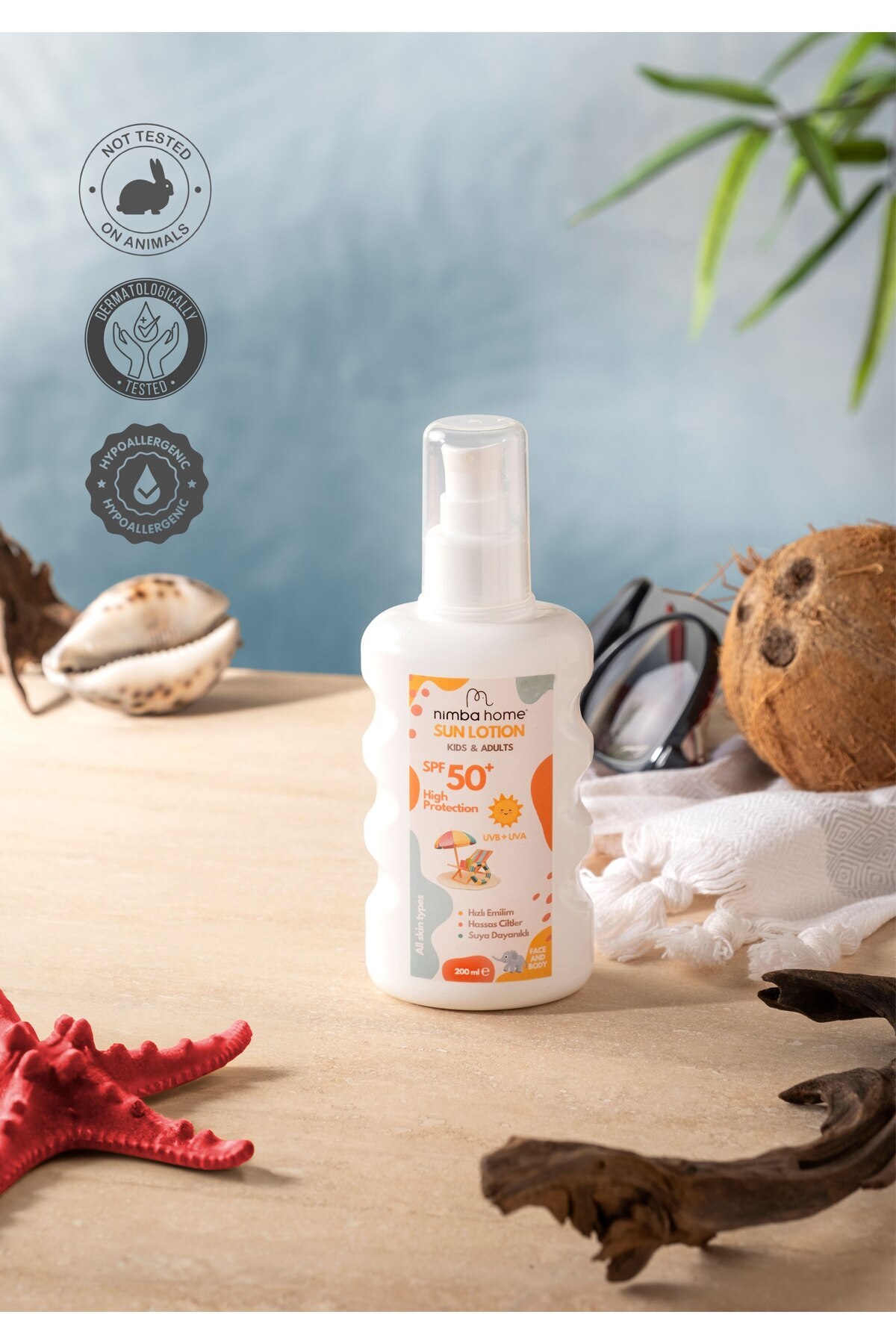 Güneş Koruyucu Losyon 50 Spf 200 ml — NBea-063