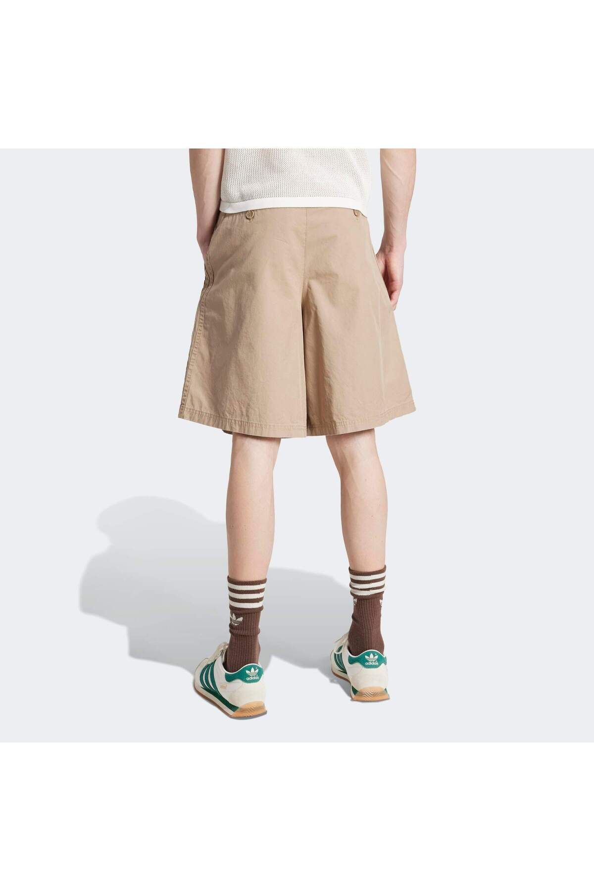 adidas-Originals Men's Beige Bermuda Shorts (Kb5585) 2