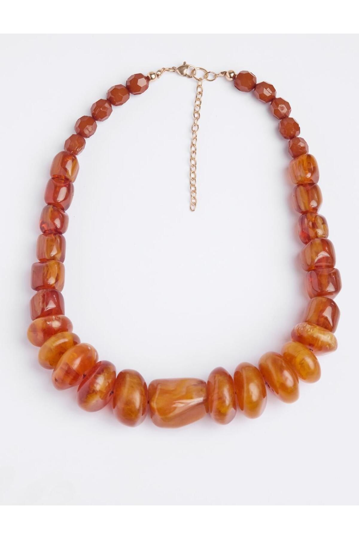 Jimmy Key-Mixed Thick Beads Adjustable Necklace 2