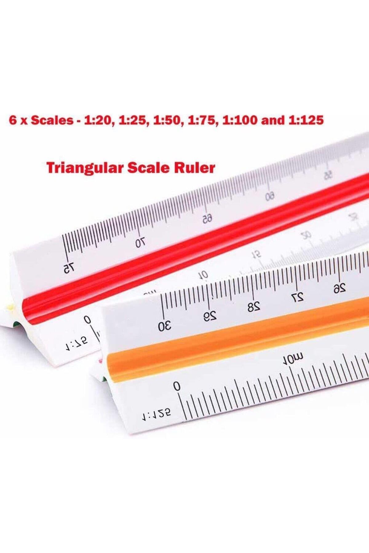 MARKQ-Architectural Scale Ruler, Triangular Ruler For Drafting Students Blueprint Engineers Architec 4