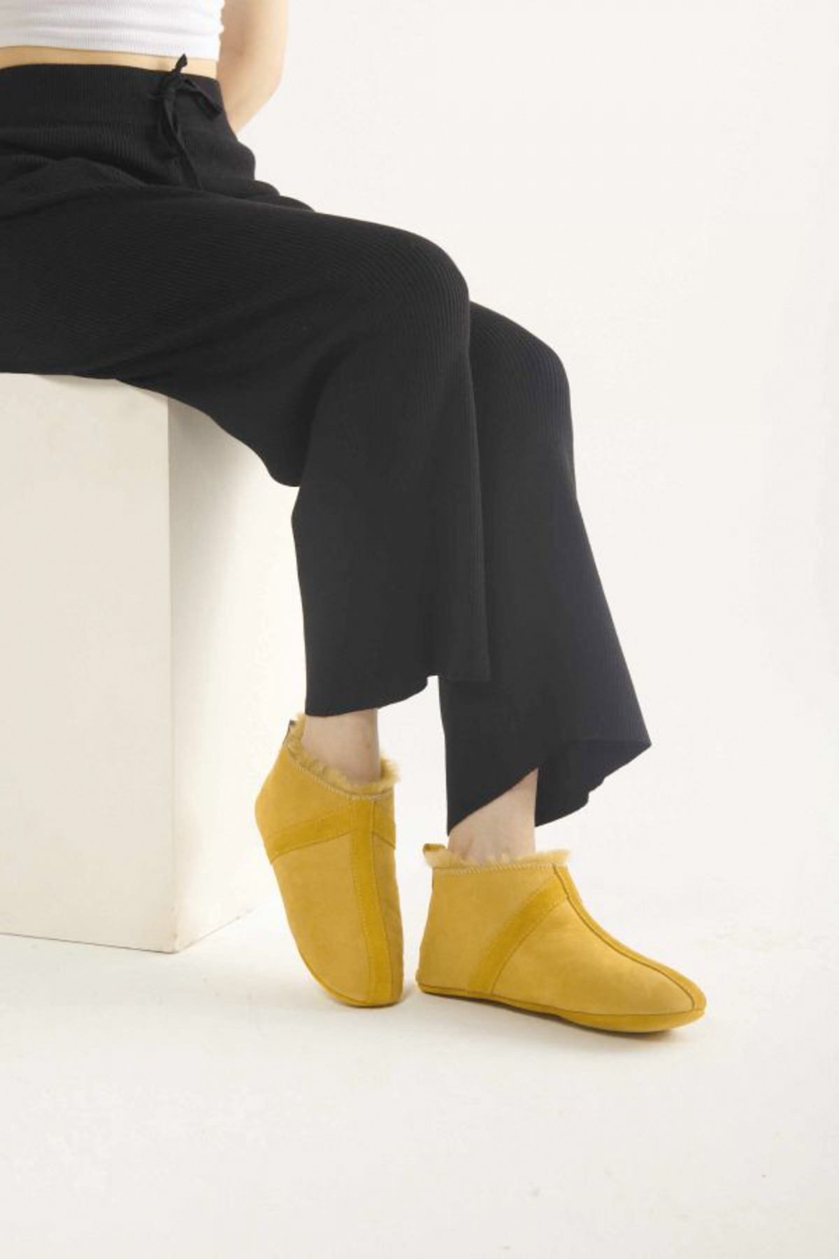 Pegia Kürklü Unisex Panduf 191203 görsel 5