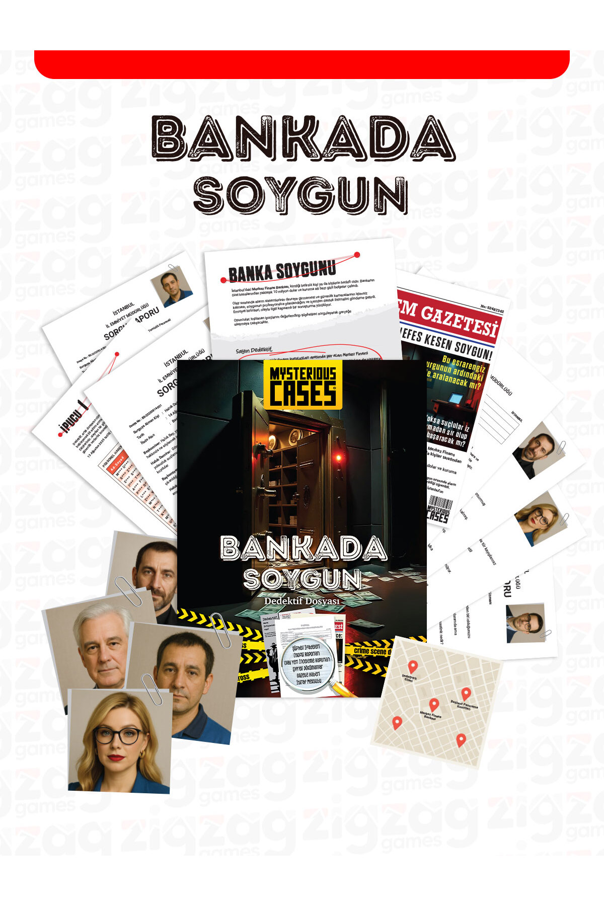 mysterious cases Dedektif Dava Çözme Oyunu | Bankada Soygun | Hırsızı Bul