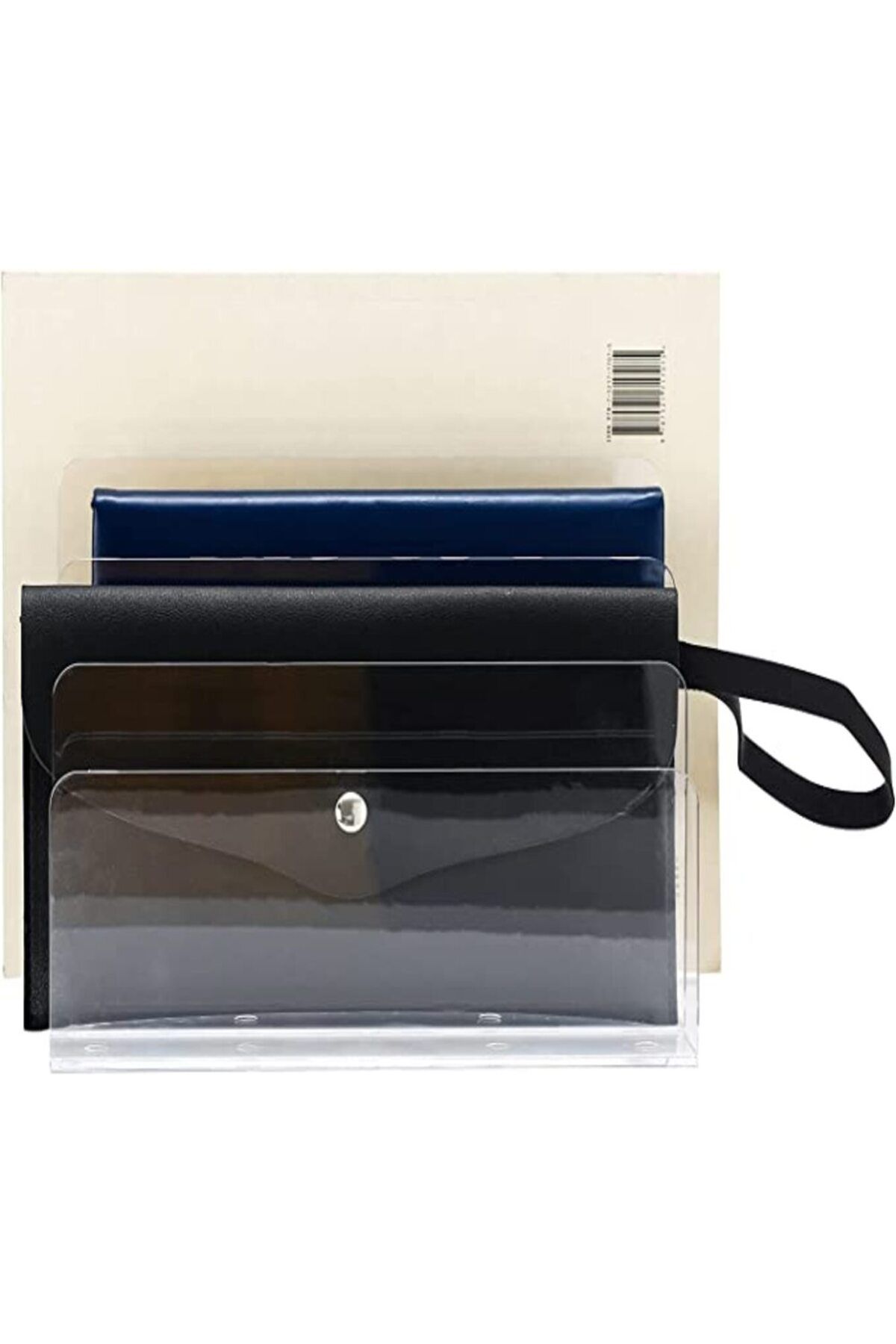 SMARTPOINTS-File Organizer for Desk Mail Organizer Countertop 4-Section File Holder 3