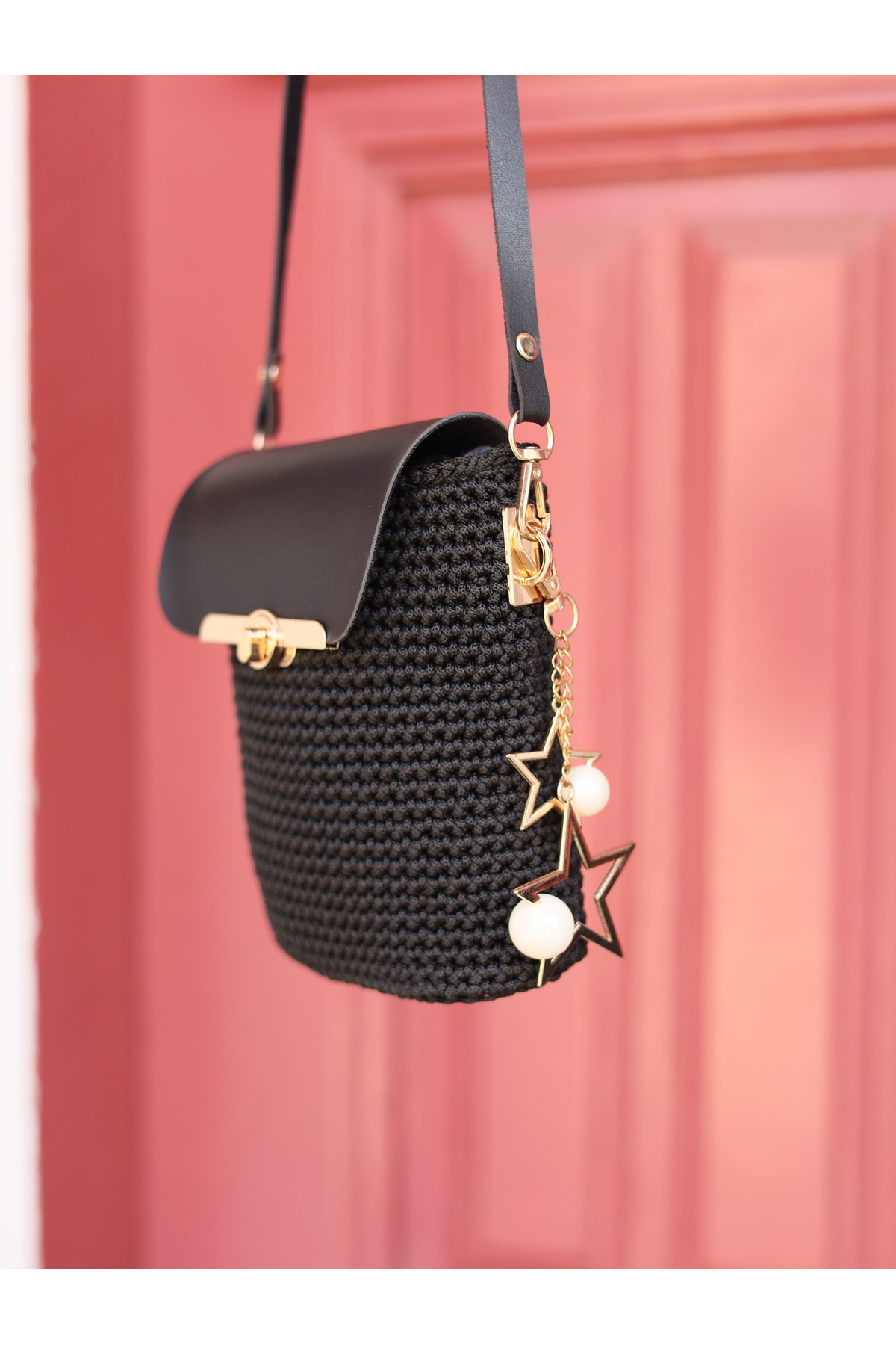 Masal Örgü Evi-Women's Mini Bag Phone Bag Handmade Special Design 6