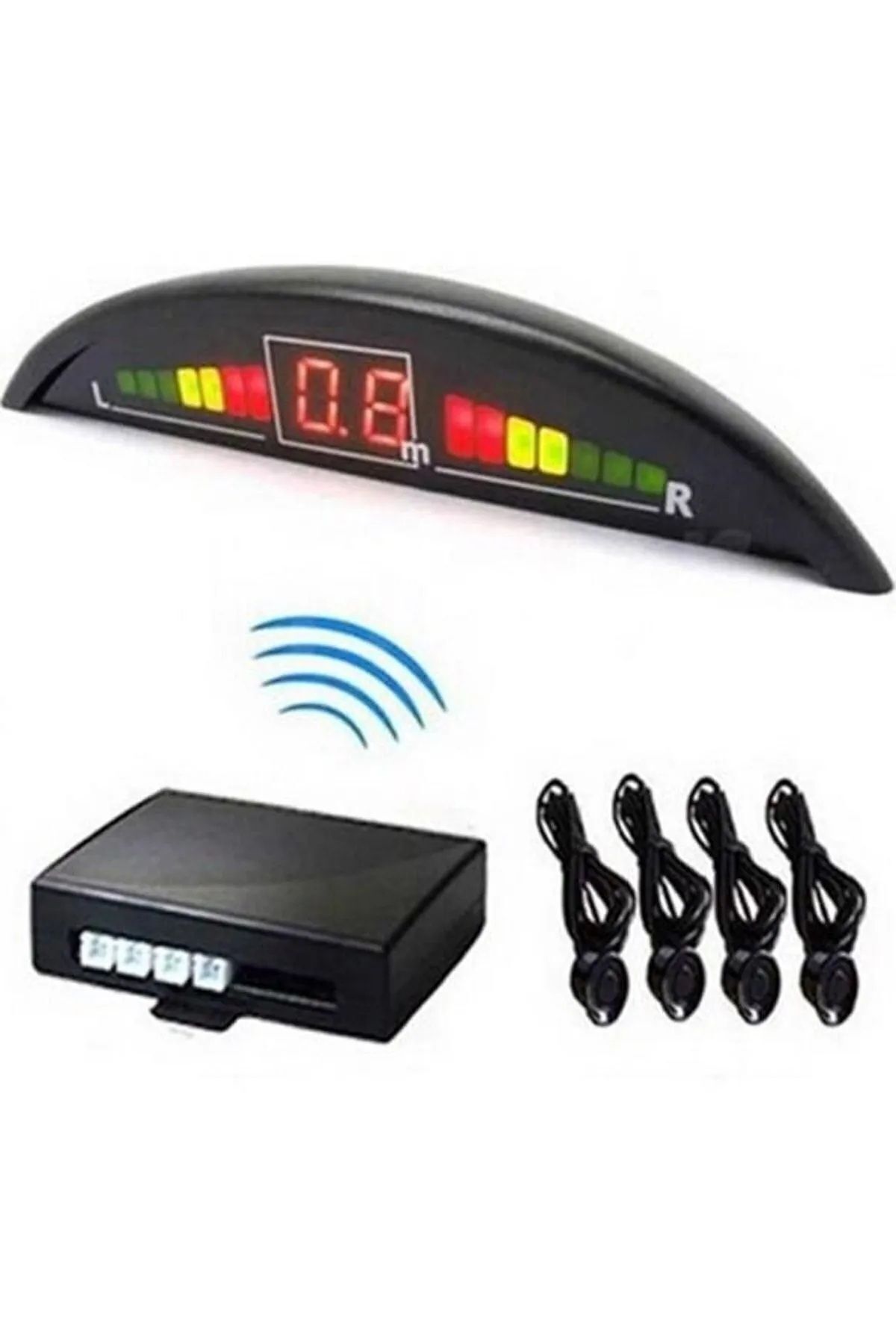 Sviesa Digital Göstergeli Park Sensörü Siyah
