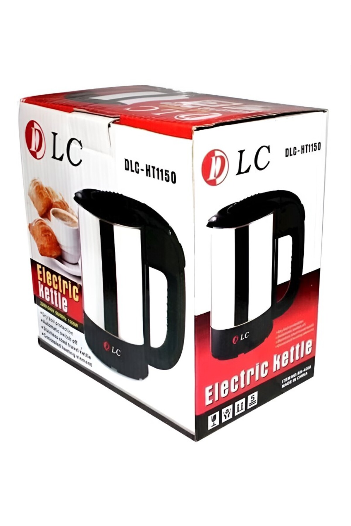 غلاية كهربائية 500 مل 500.0 مل فضي/أسود