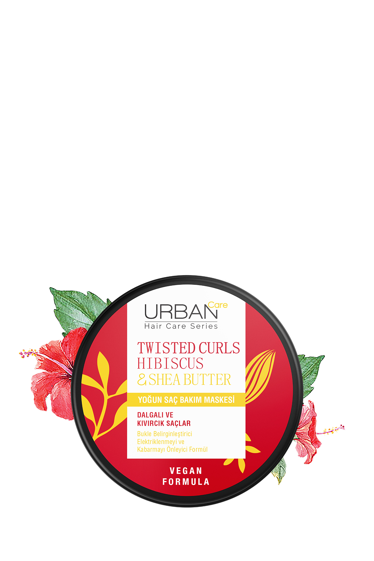 Hibiscus & Shea Butter Kıvırcık Ve Dalgalı Saçlara Özel Yoğun Saç Bakım Maskesi 230 Ml-vegan — 8680690707155 — تصویر 3 از 3