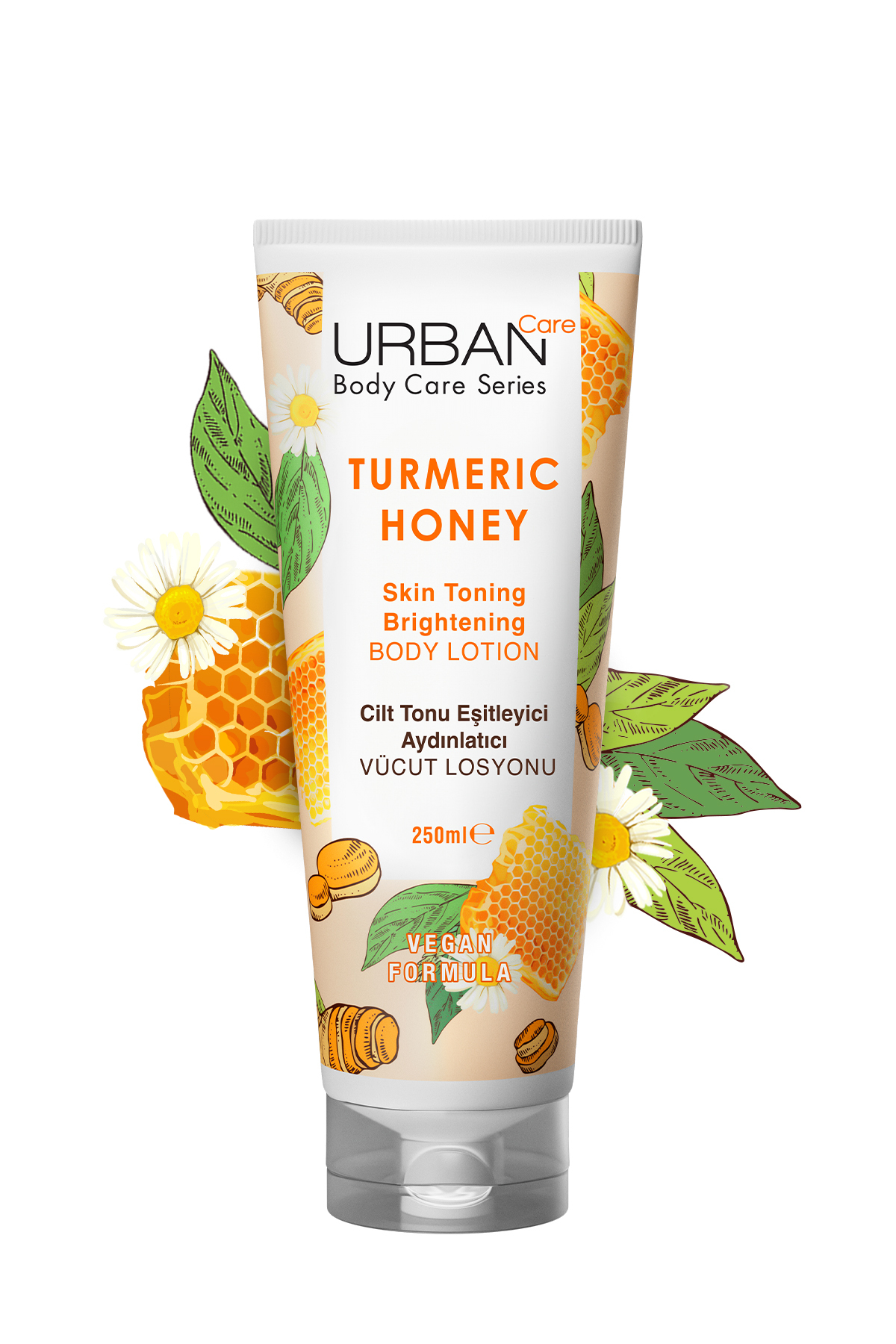 Turmeric Honey Cilt Tonu Eşitleyici ve Aydınlatıcı Vücut Losyonu 250 Ml-vegan — URBN-LSYN2 — تصویر 3 از 7