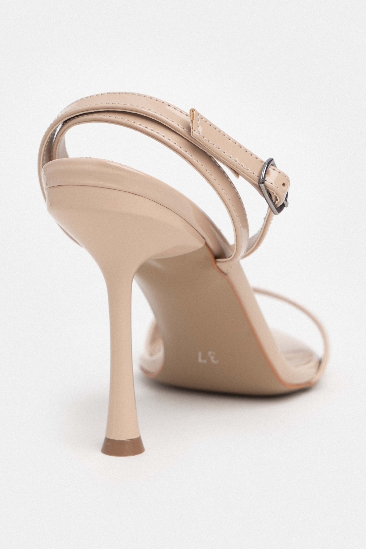 NİŞANTAŞI SHOES Sanny Ten Rugan Bilek Kemer Detaylı Kadın İnce Topuklu Ayakkabı görsel 8