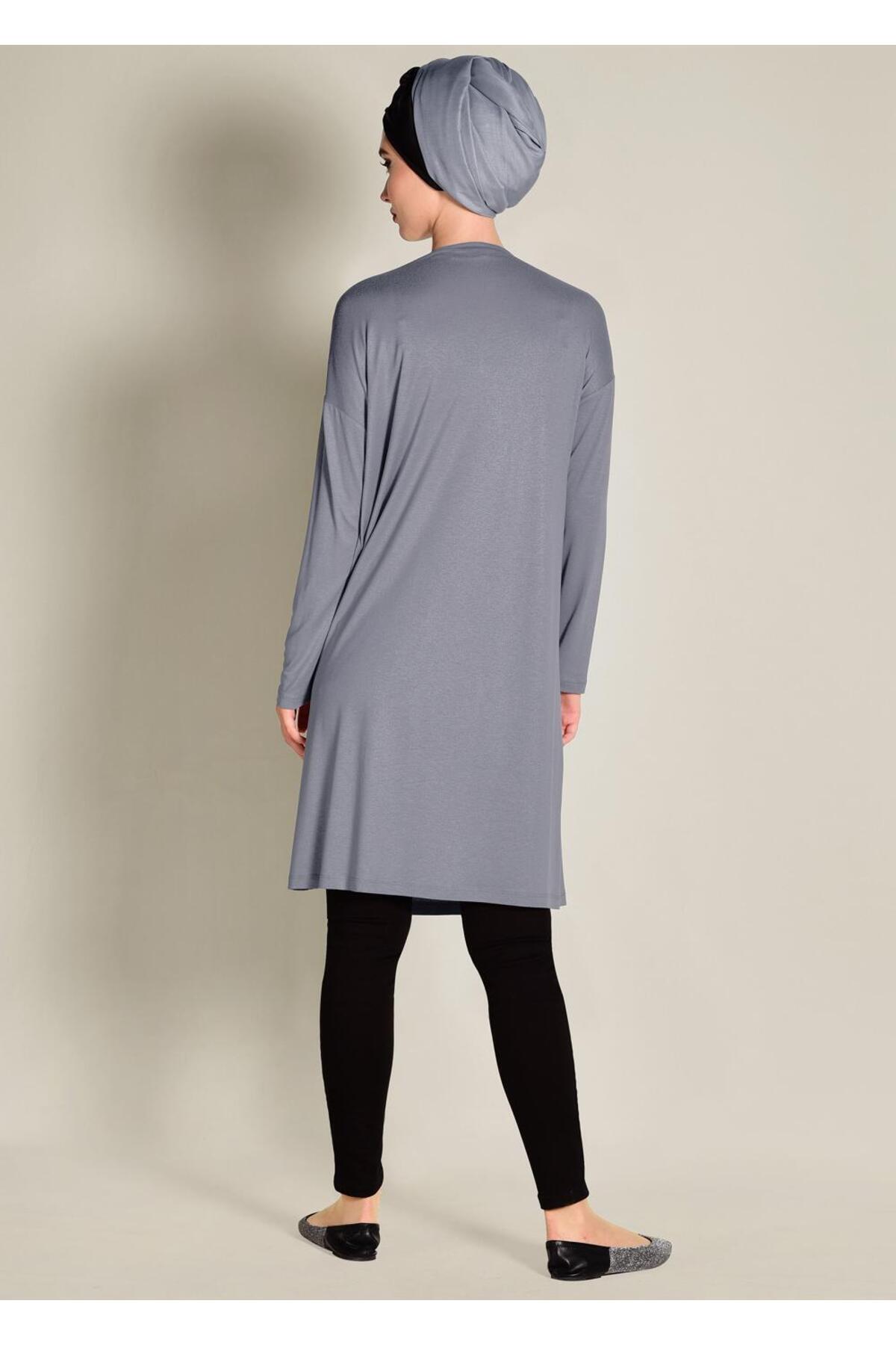 Alvina-4365 Модель з написом Basic Туніка 4