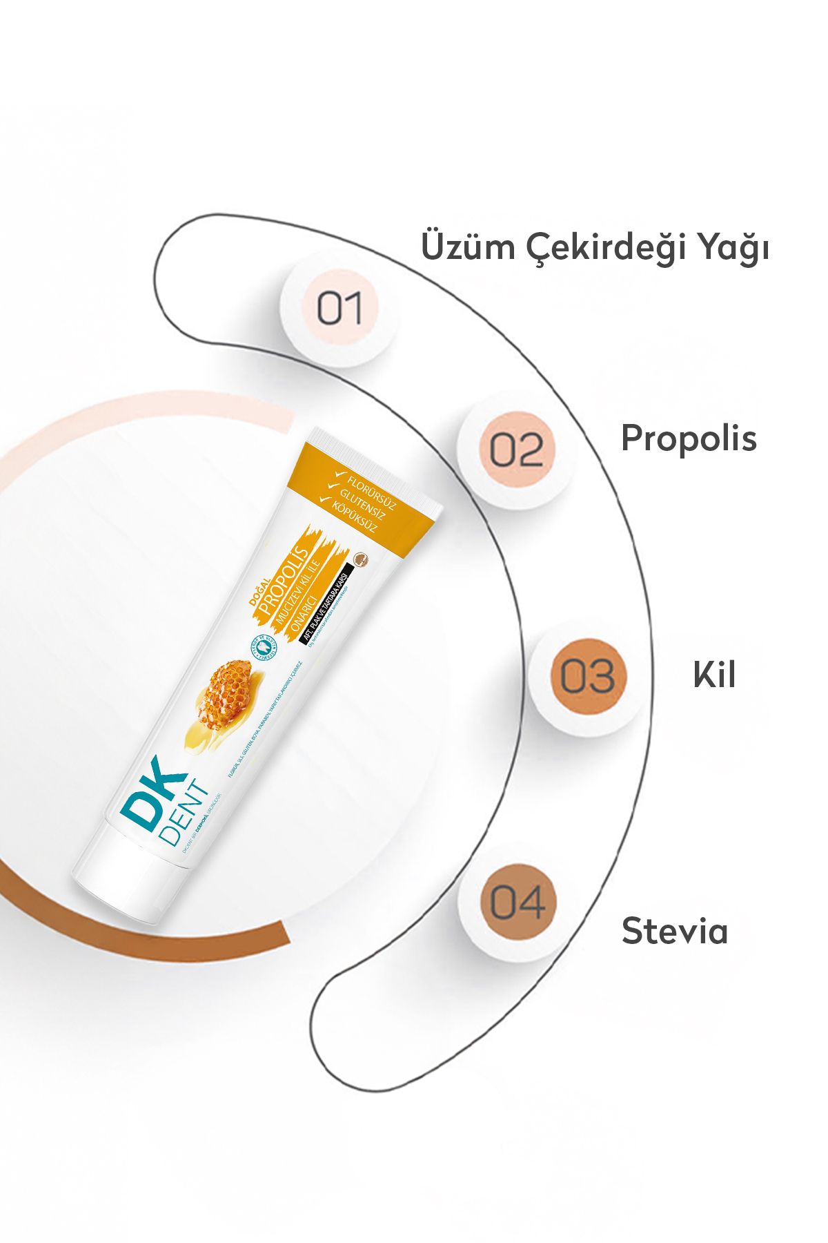 Dermokil-Natural Propolis Toothpaste 75 ml 3