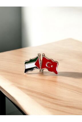 Bi Dünya Haber Biz Kardeşiz Broş (Filistin-Türkiye)