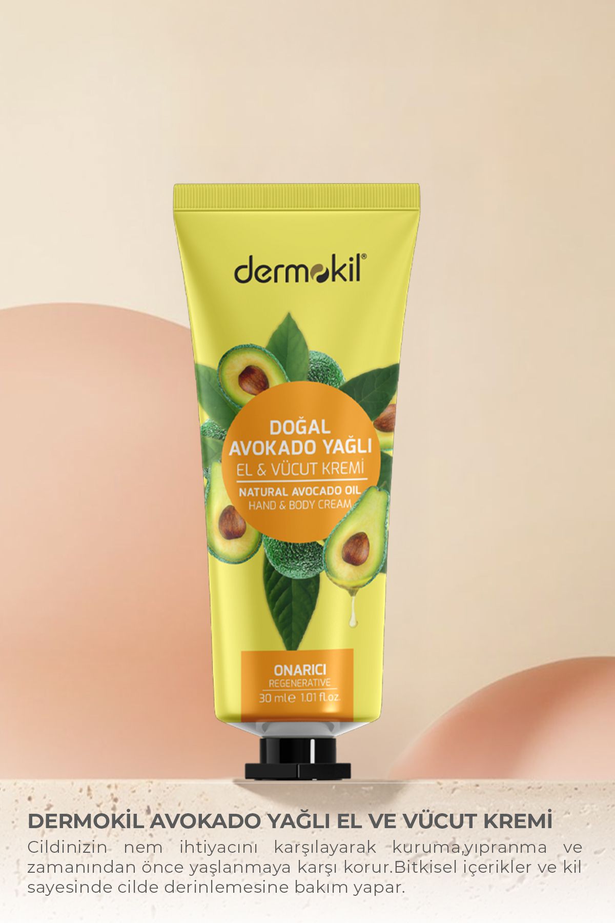 Dermokil-Avocado Oil Hand and Body Cream 30 ml 3