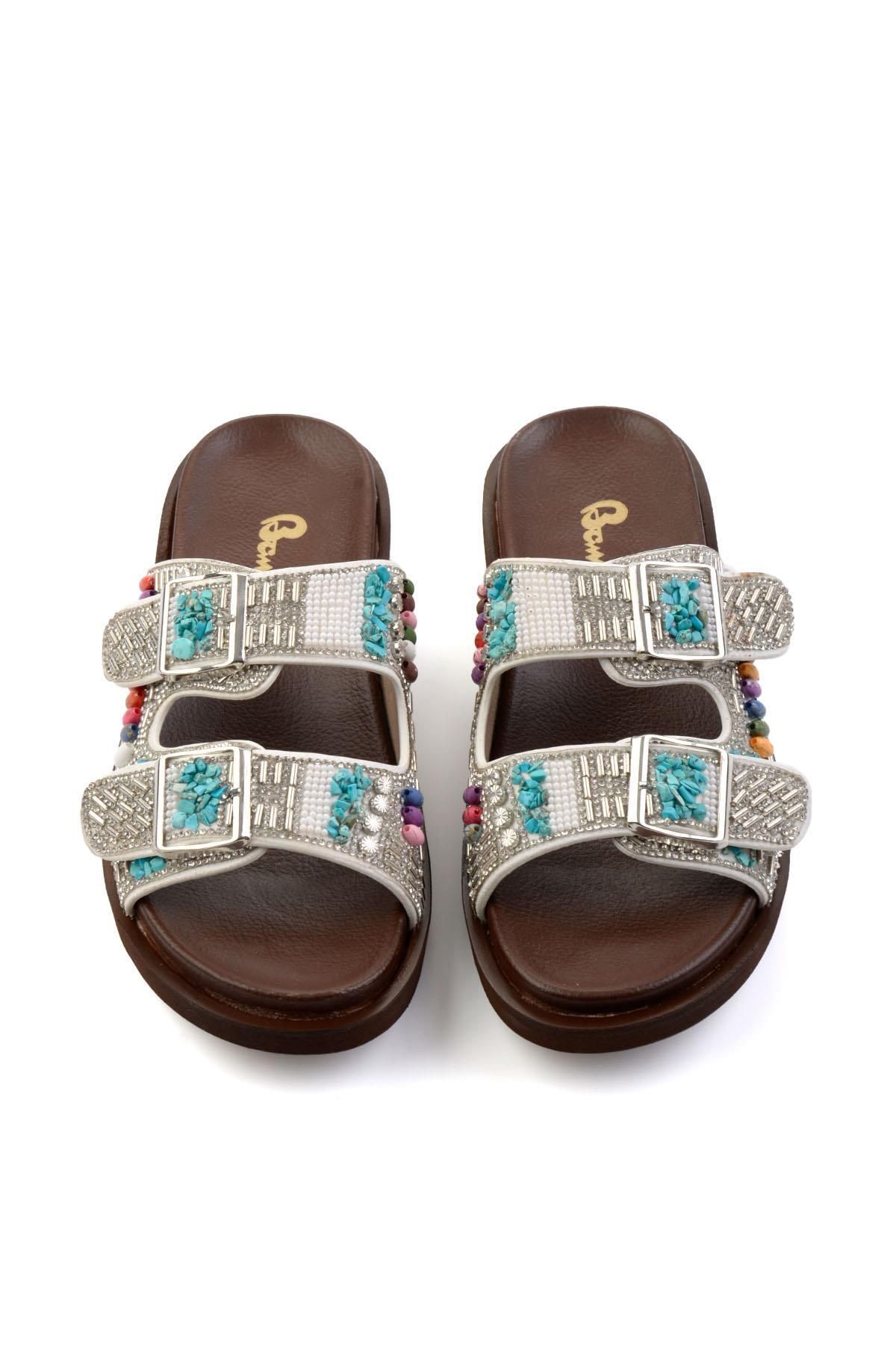 Bambi-White Women's Slippers K04823121187 2