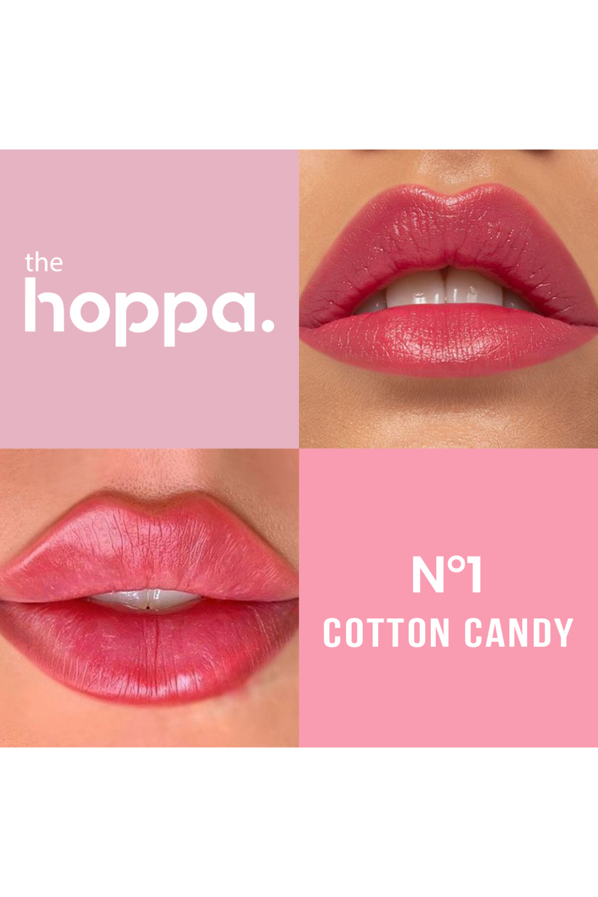 Mat Ve Kalıcı Dudak/yanak Renklendirici - Cotton Candy / Pamuk Şekeri Shea Yağı Jojoba Yağı Hyalur — صورتی HoppaB22 — تصویر 5 از 6