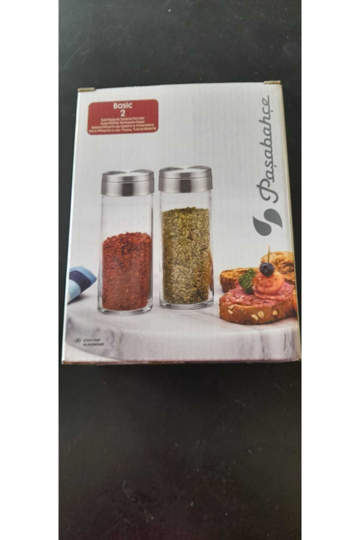 Paşabahçe-143Cc Basic 2-Piece Spice Rack Set with Metal Lid 7
