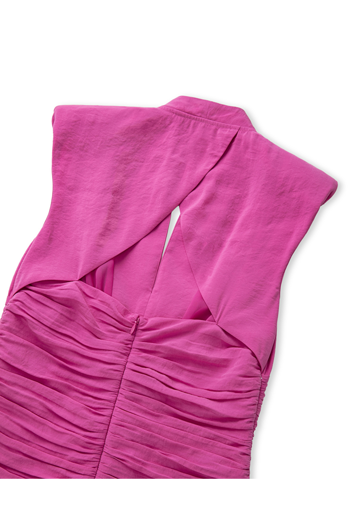 İpekyol  Büzgülü ve sırt dekolteli elbise - Görsel 4