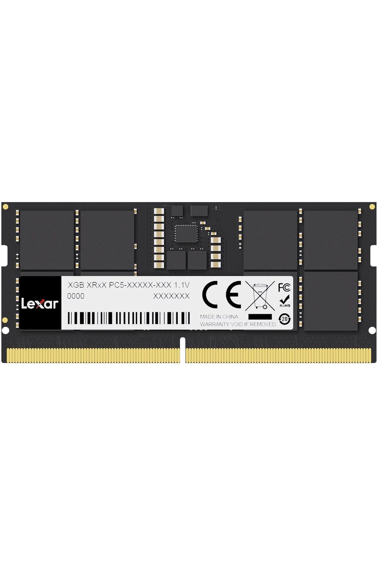 Lexar-ذاكرة Lexar SODIMM DDR5 RAM سعة 16 جيجابايت وتردد 5600 ميجاهرتز وذاكرة DDR5 SODIMM عالية الأداء لأجهزة الكمبيوتر المحمولة بـ 262 سنًا 1