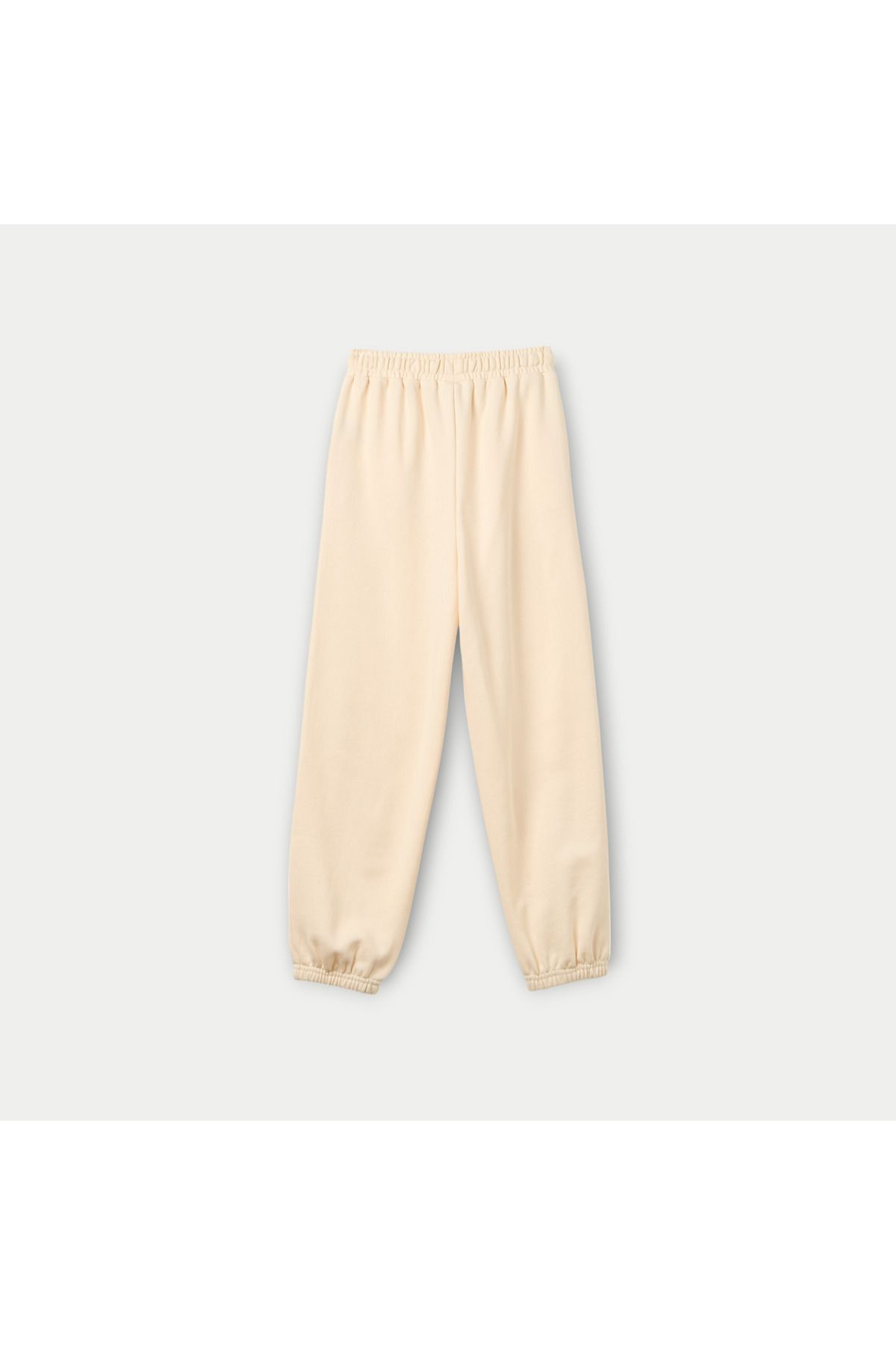 Juniors-Solid Joggers with Elasticated Drawstring Closure 4