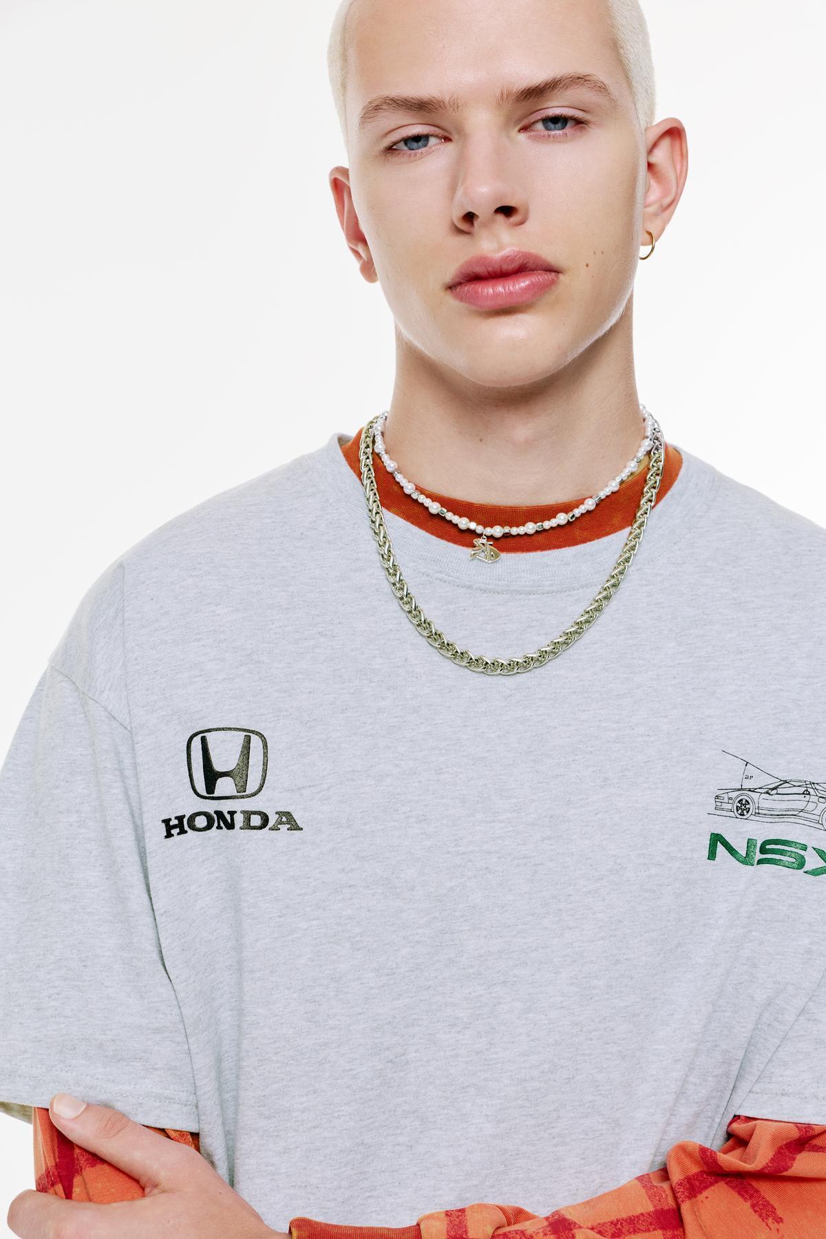تی شرت مردانه طرح دار آستین کوتاه | پول اند بیر Pull & Bear 7152521 - تصویر 6