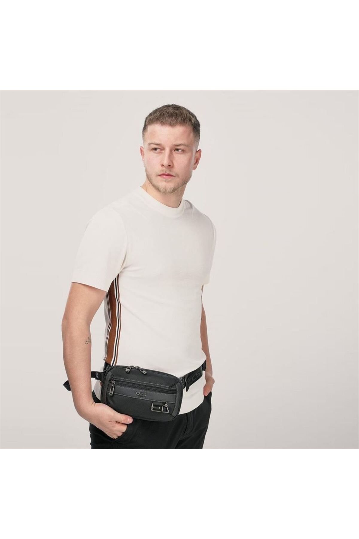 ÇÇS-Ççs 31531 Dual-Use Waist and Dopp Kit Handbag Black 8