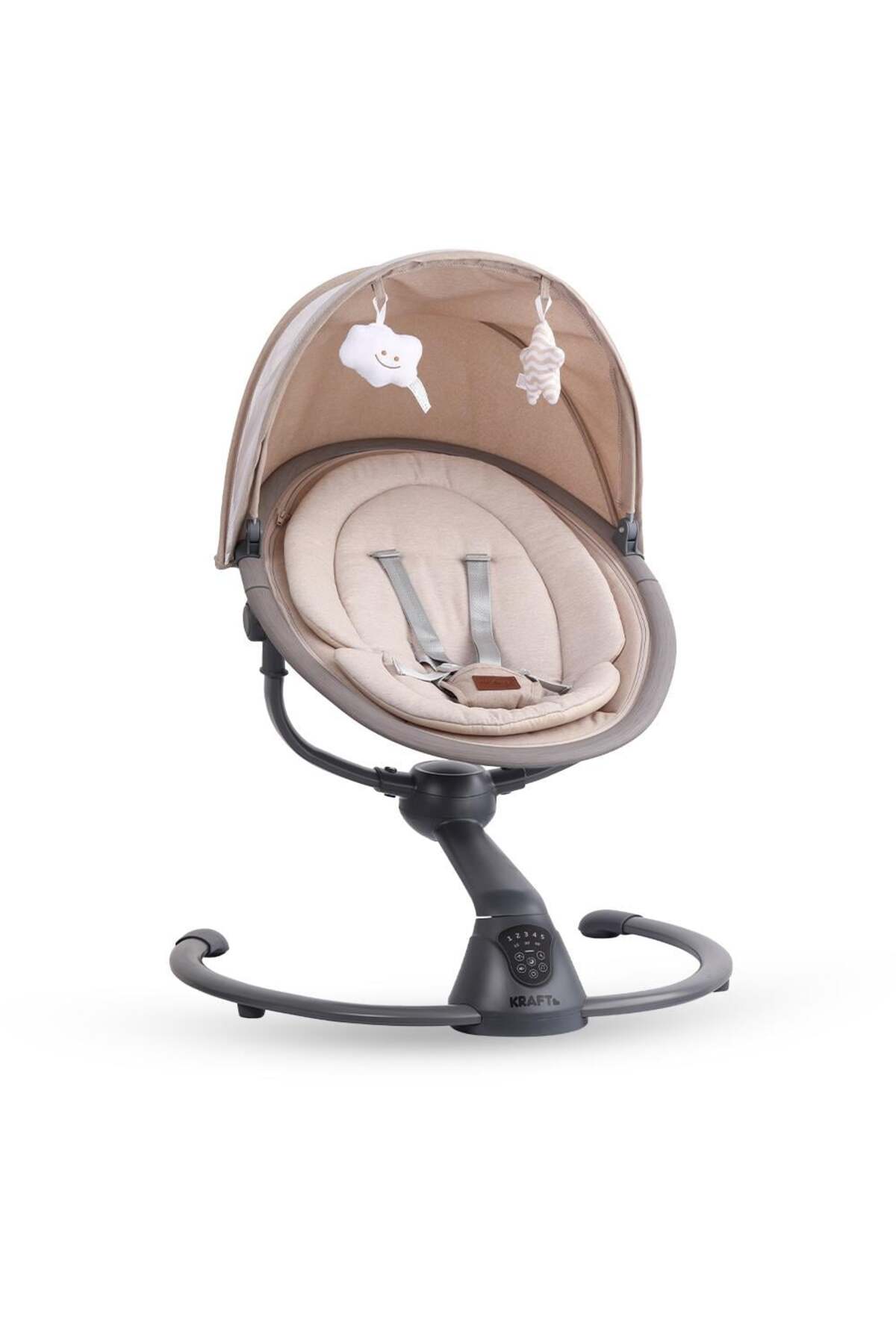 Kraft Soho Plus Elektrikli Salıncak Bej fotoğrafı 3 (önizleme)