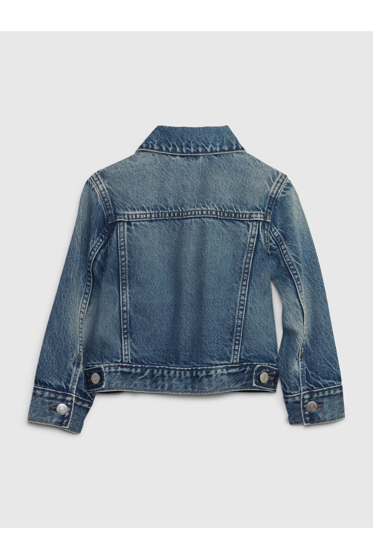 GAP Erkek Bebek Lacivert Icon Denim Ceket fotoğrafı 3 (önizleme)
