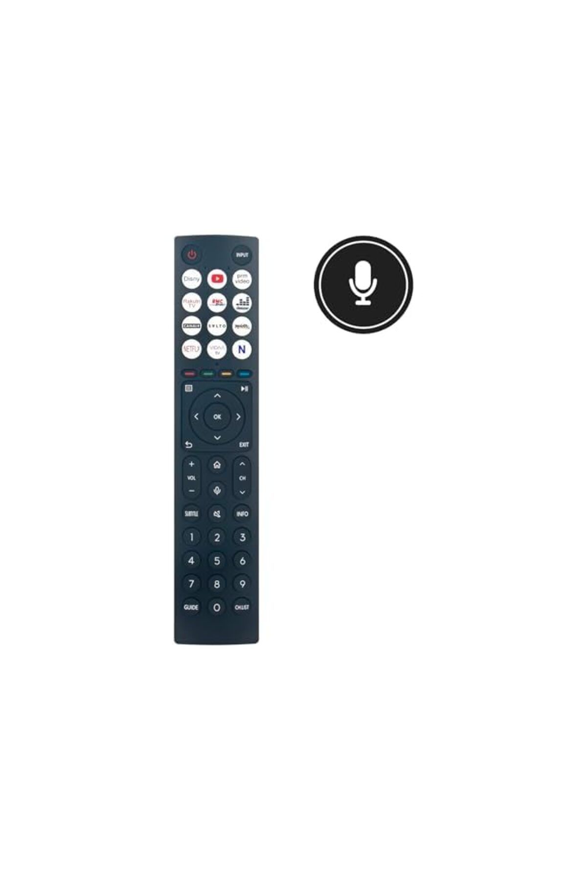 The Bros-ERF3C86 ERF3C86H voice Replaced Remote Control-Fit for-Hisense Smart TV 65E78HQ 100L5HD 3
