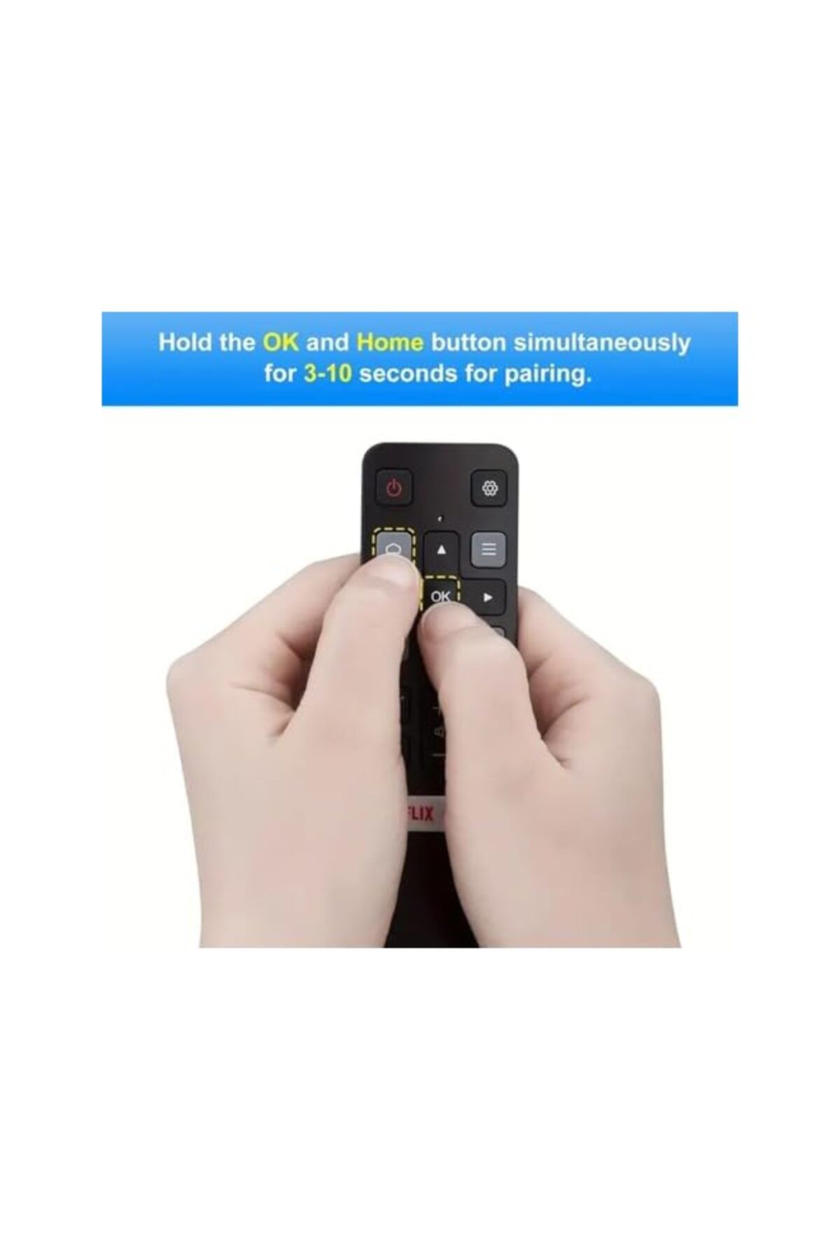 The Bros-Remote control TCL Android 4K Smart TV Replacement, No Voice Control 4