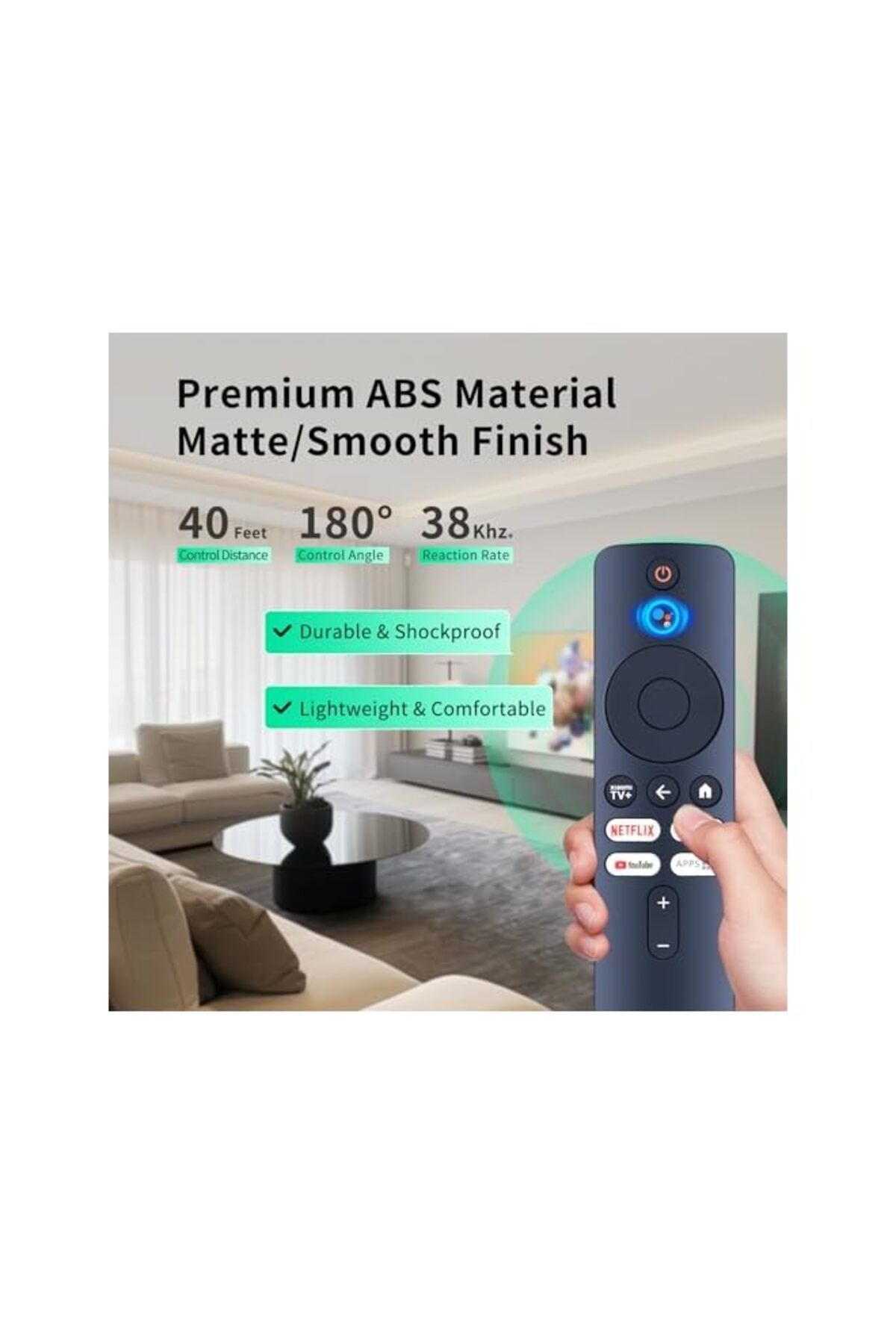 The Bros-Voice Remote Control with Shortcut Buttons Compatible with Xiaomi TV Box XMRM-M3 M6 M8 5