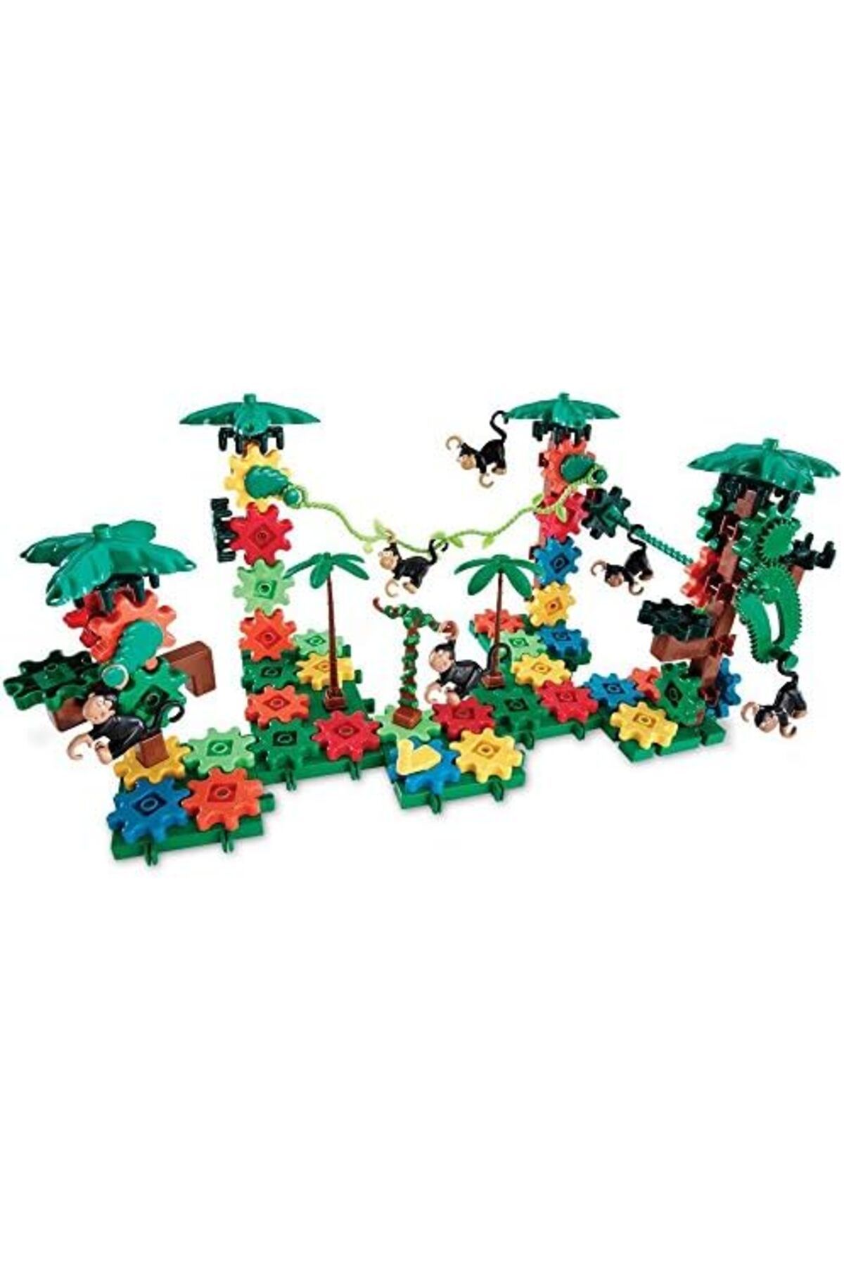 Learning Resources-Learning Resources Gears! Gears! Gears! Movin' Monkeys Building Play Set, 103 Pieces 3